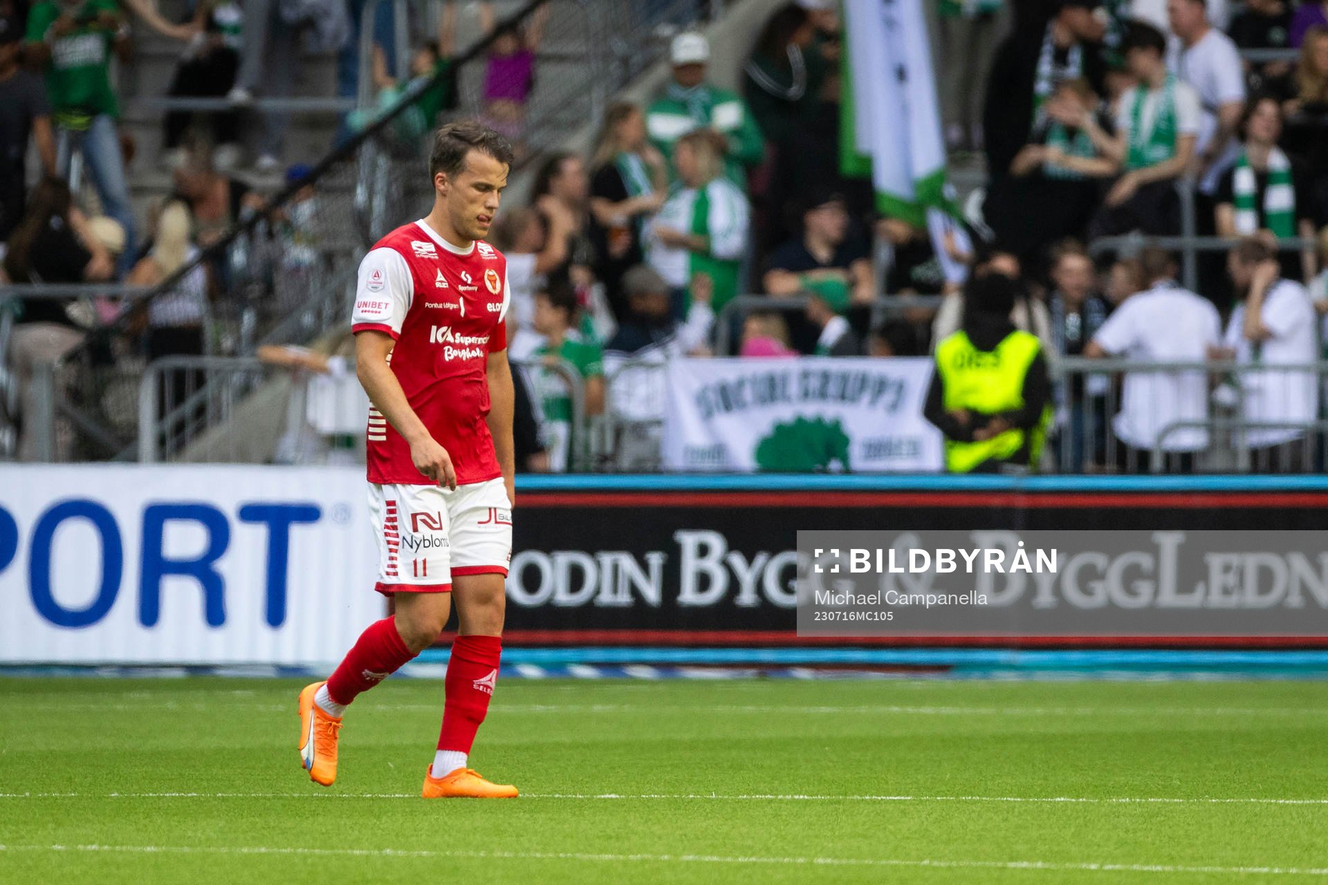Kalmars Simon Skrabb deppar