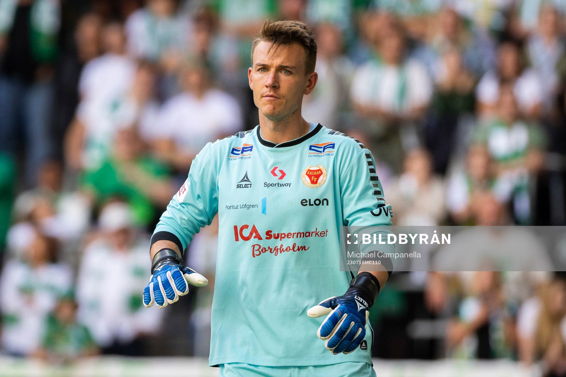 Kalmars målvakt Jakob Kindberg