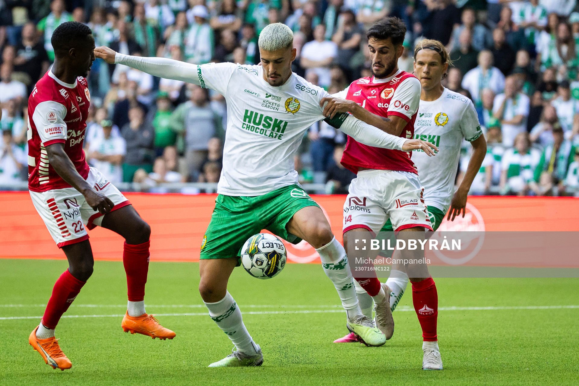 Kalmars Nahom Girmai Netabay, Hammarbys Edvin Kurtulus, och