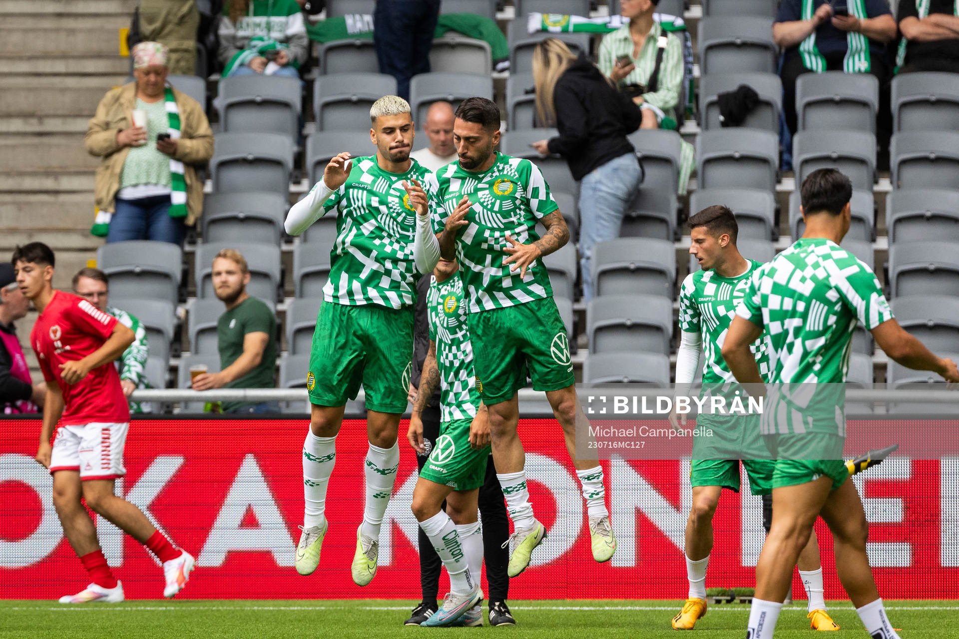 Hammarbys Edvin Kurtulus och Nahir Besara