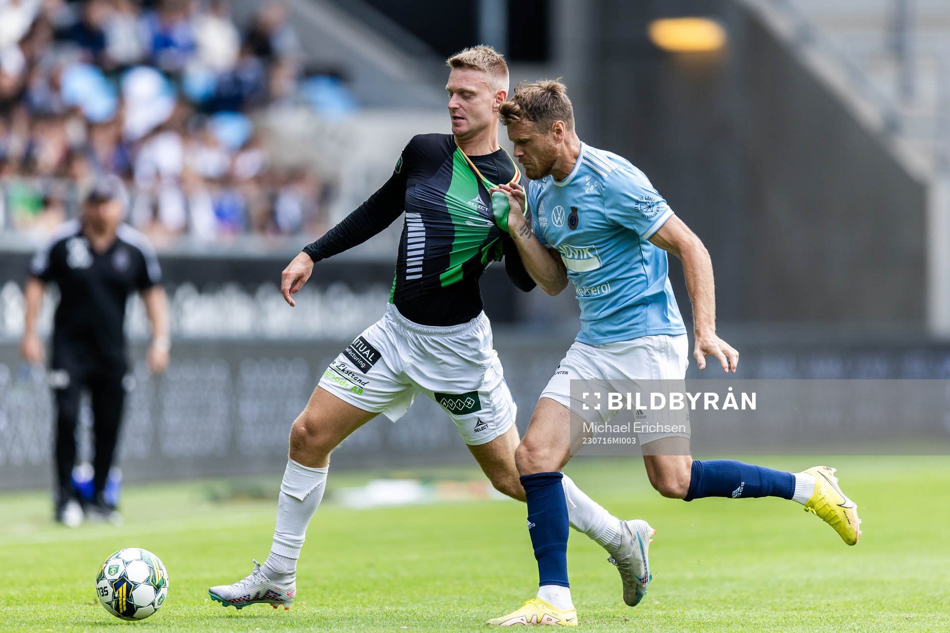 GAISs Joackim Åberg och Gefles Leo Englund