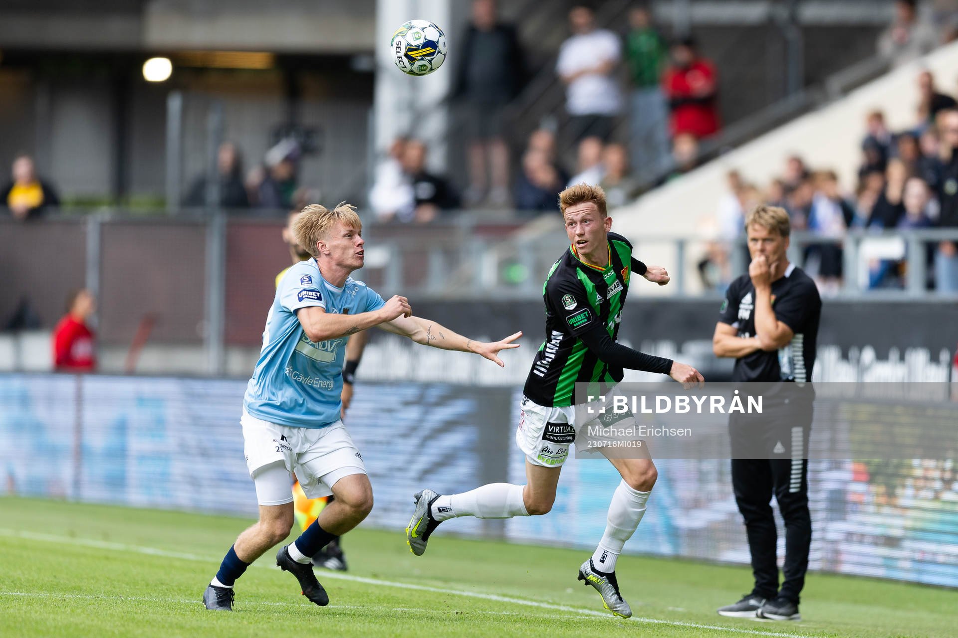 Gefles Oskar Karlsson och GAIS Julius Lindberg