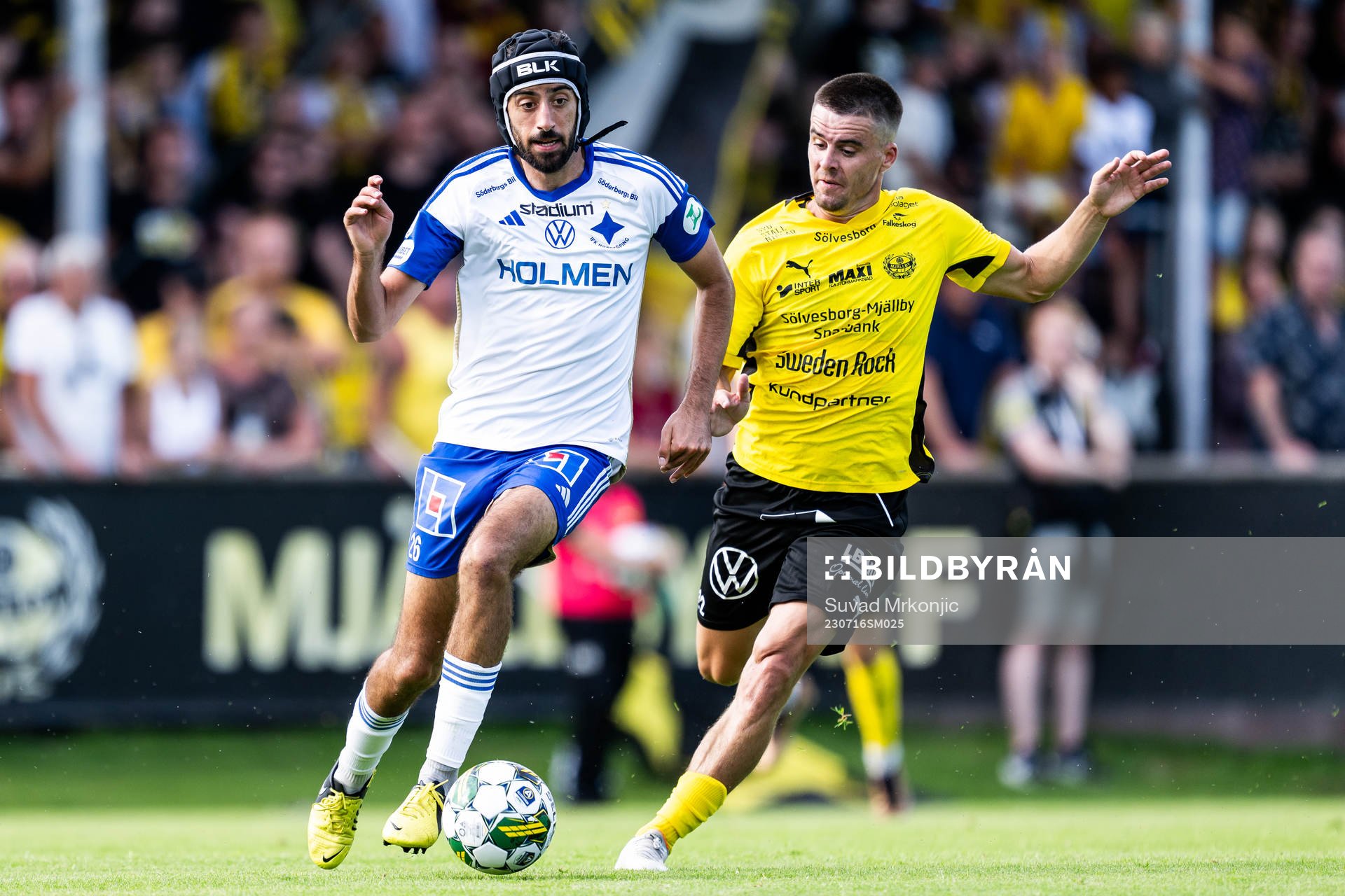 IFK Norrköpings Kristoffer Khazeni och Mjällbys Tom