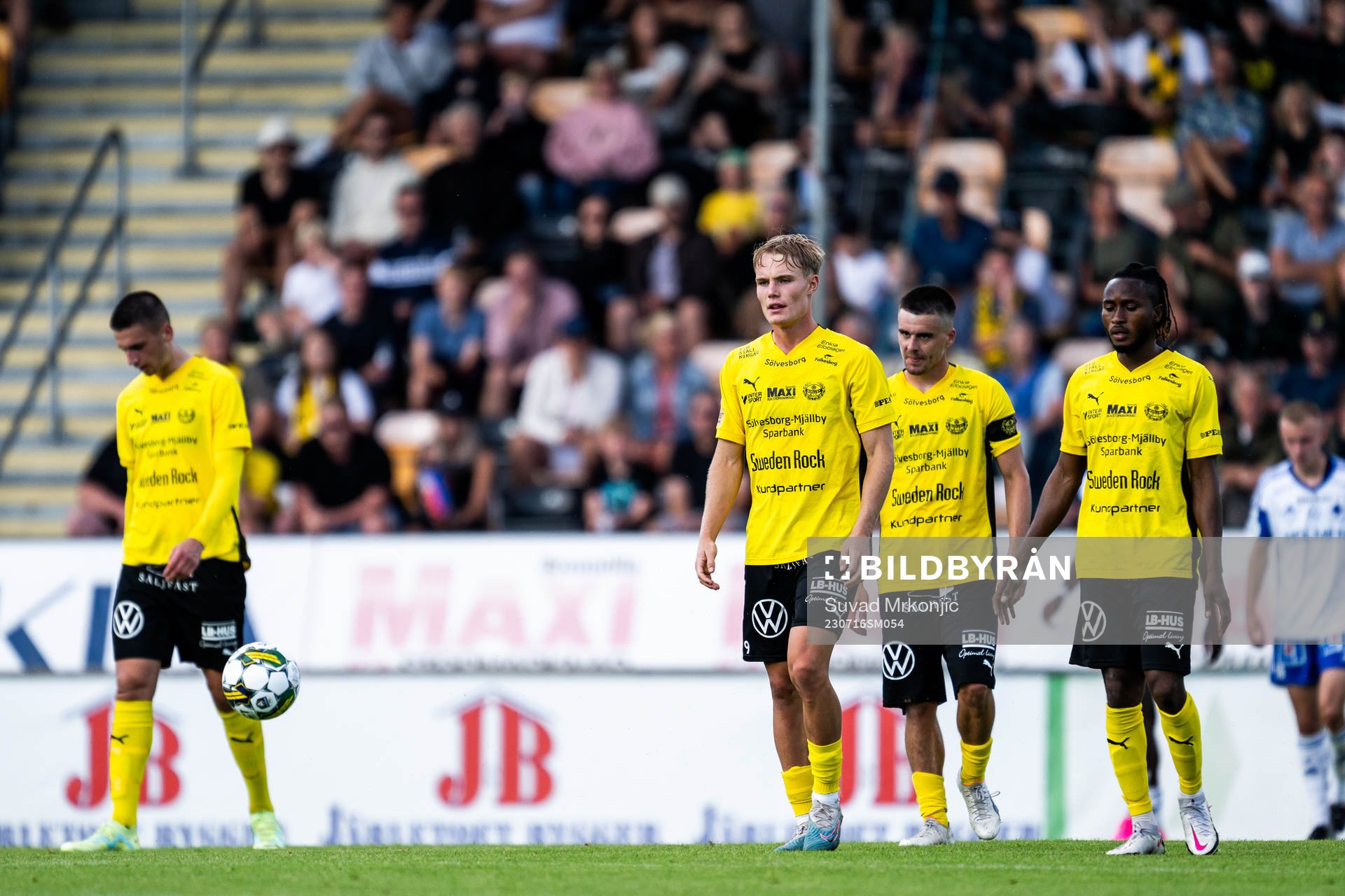 Mjällbys spelare deppar