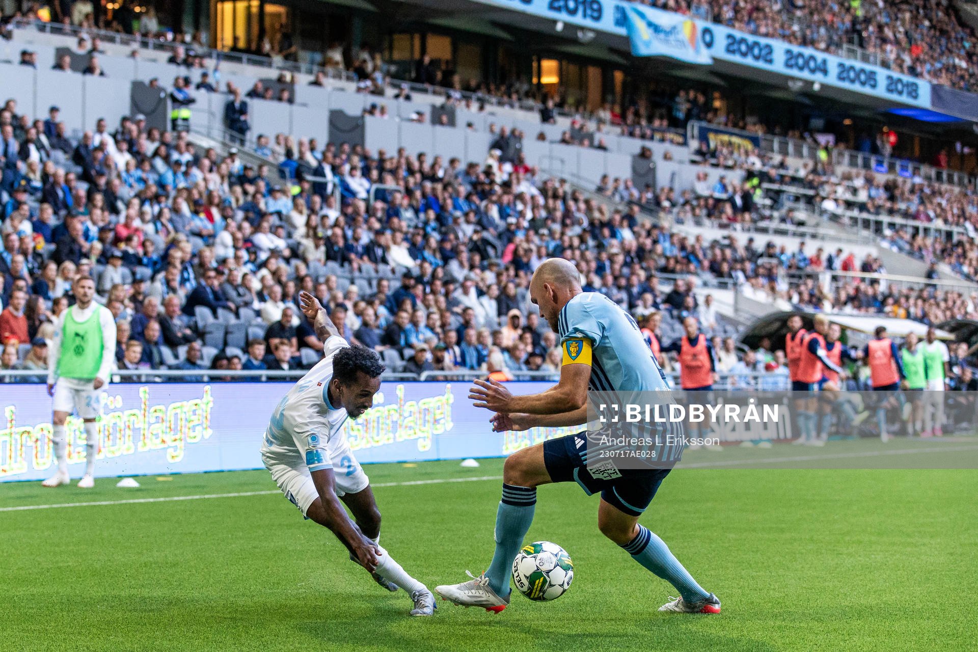 Malmö FFs Taha Ali och Djurgårdens Marcus Danielson