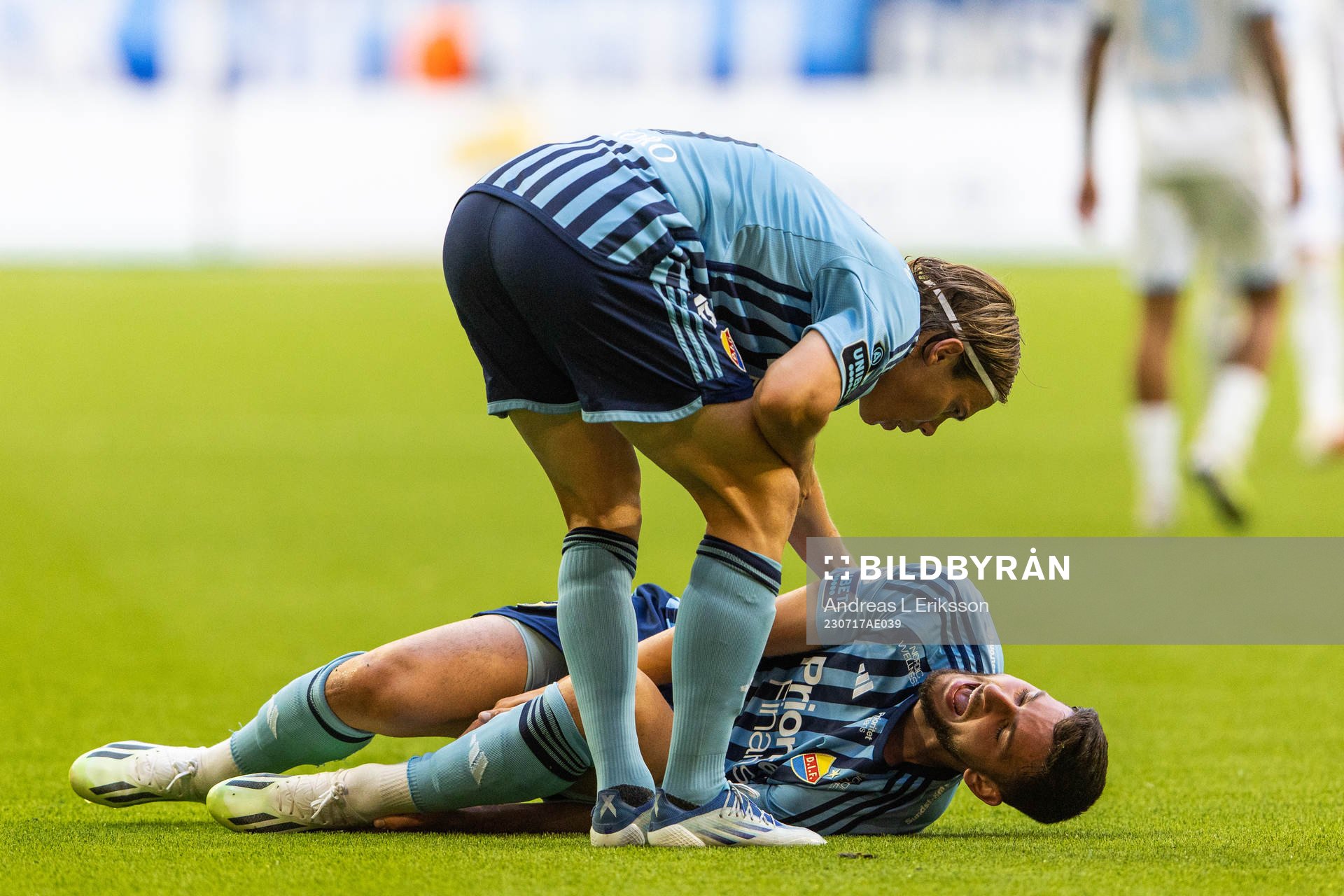 Djurgårdens Elias Andersson och Besard Sabovic