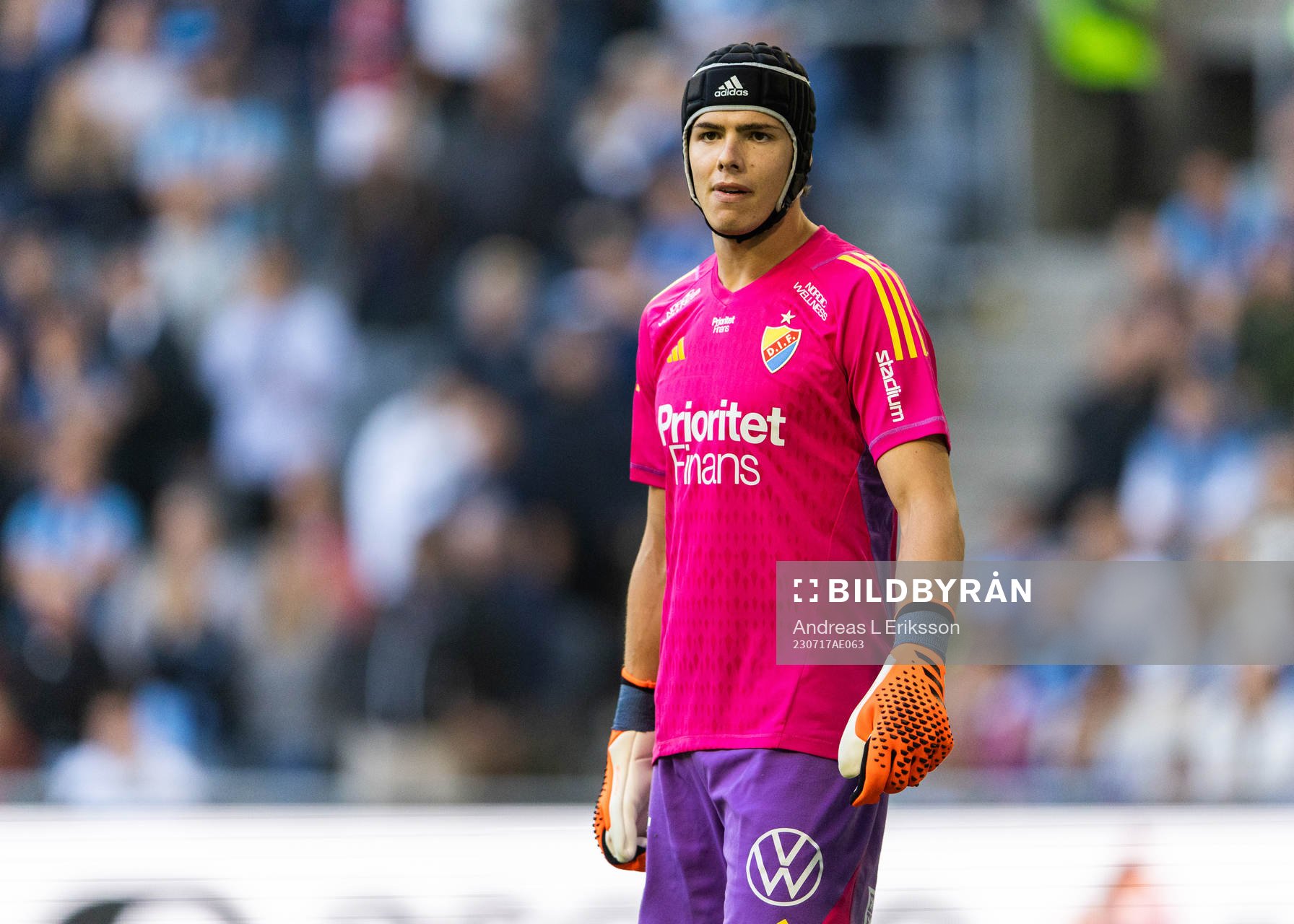 Djurgårdens målvakt Jacob Widell Zetterström