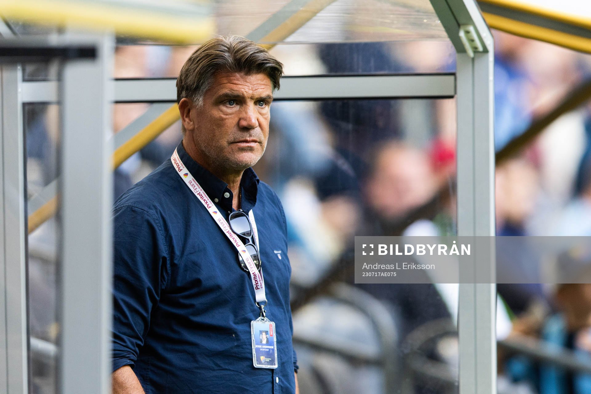 Djurgårdens sportchef Bosse Andersson innan