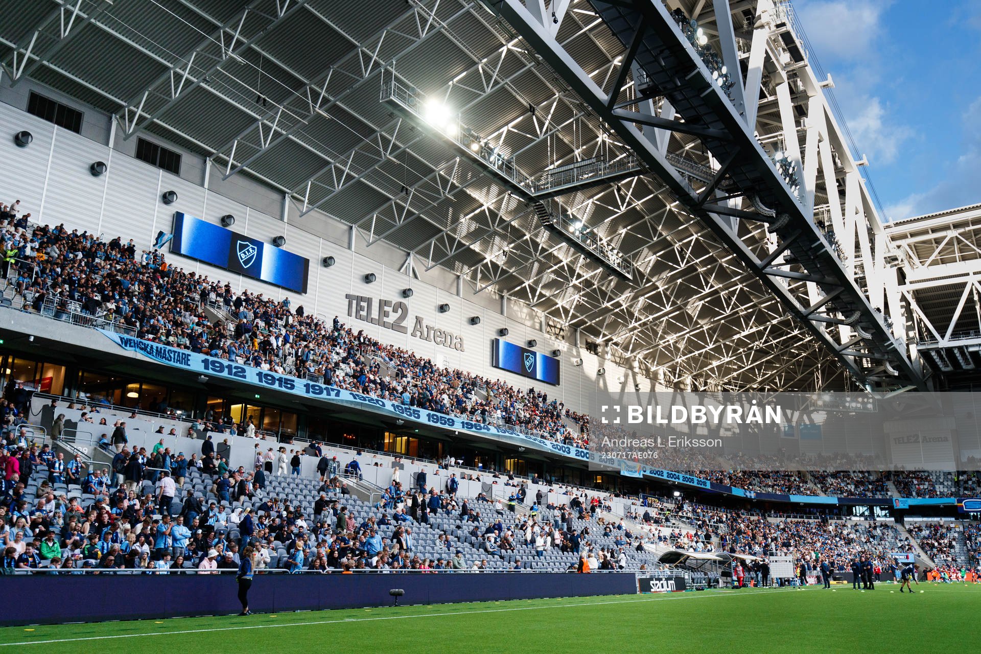 Tele2 Arena i halvtidsvilan