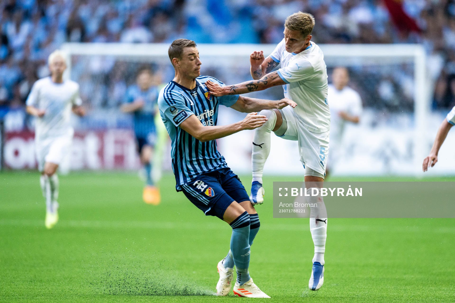 under fotbollsmatchen i Allsvenskan mellan Djurgården och