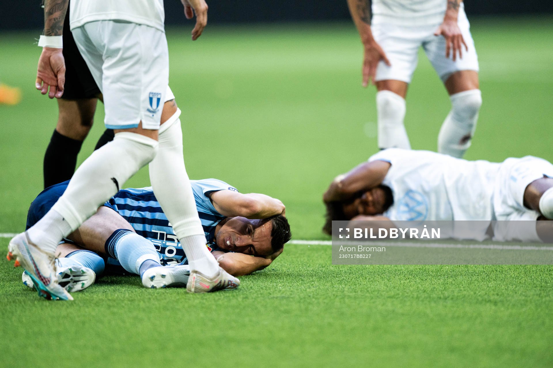 Djurgårdens Haris Radetinac har ont