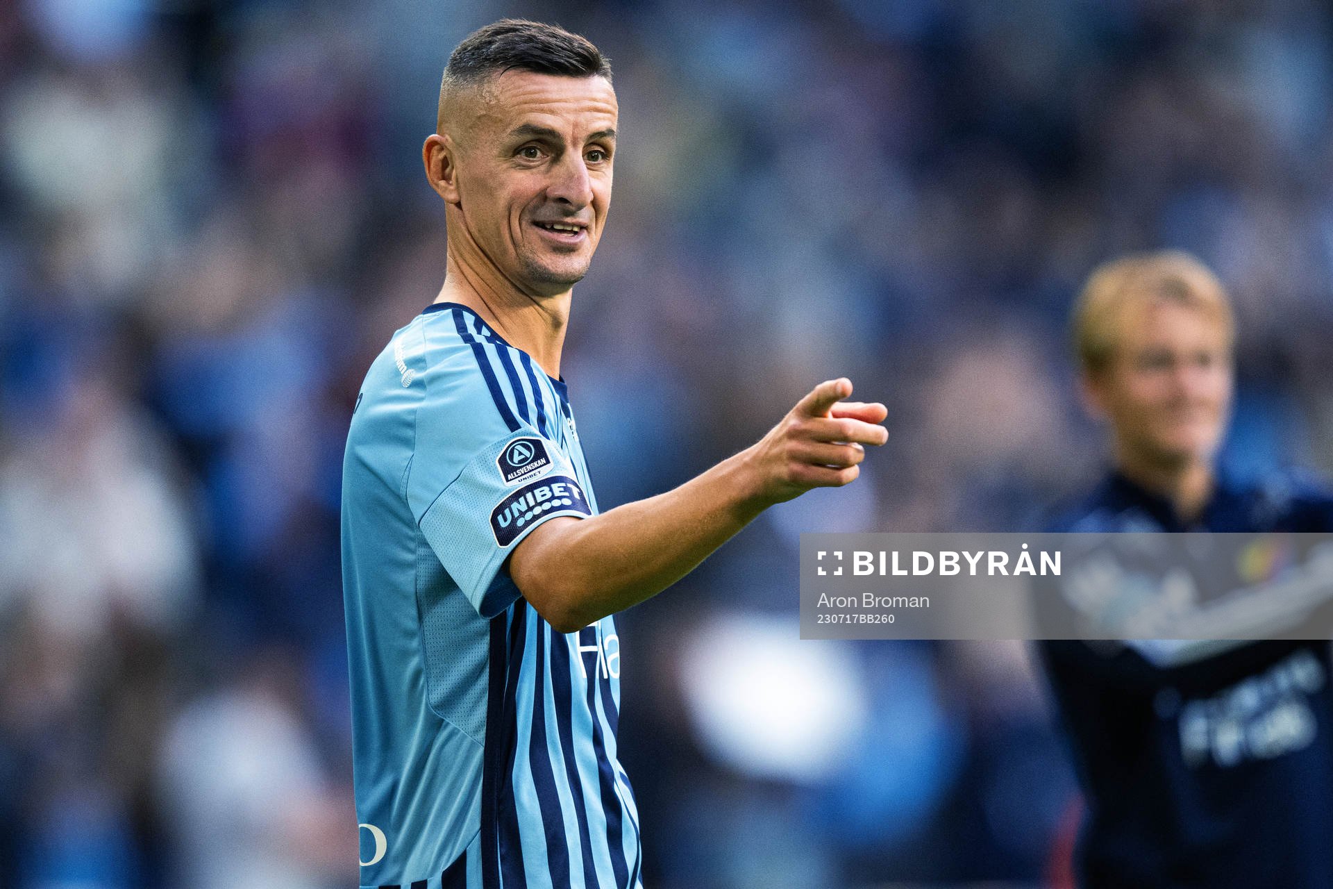 Djurgårdens Haris Radetinac jublar