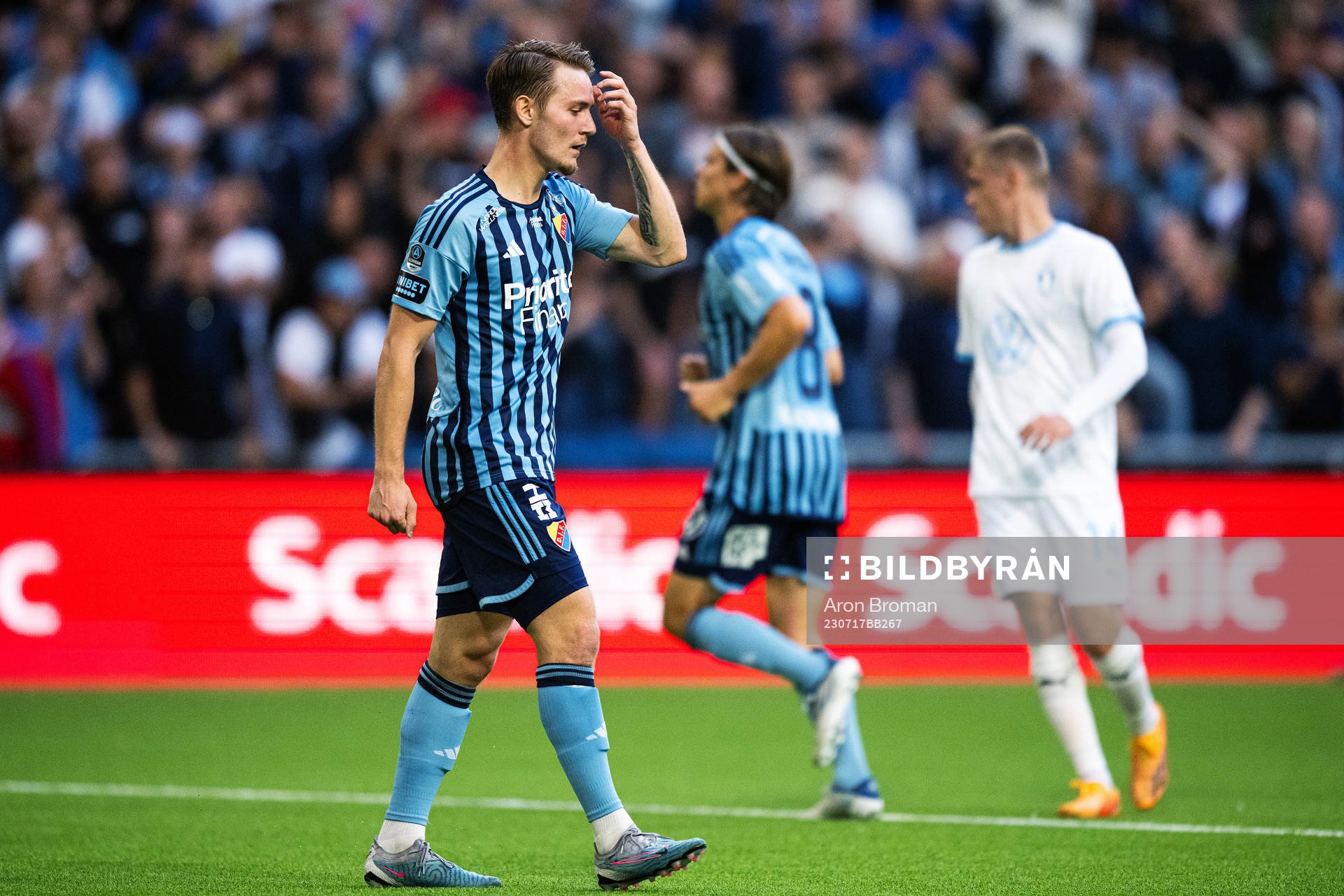 Djurgårdens Noel Milleskog deppar