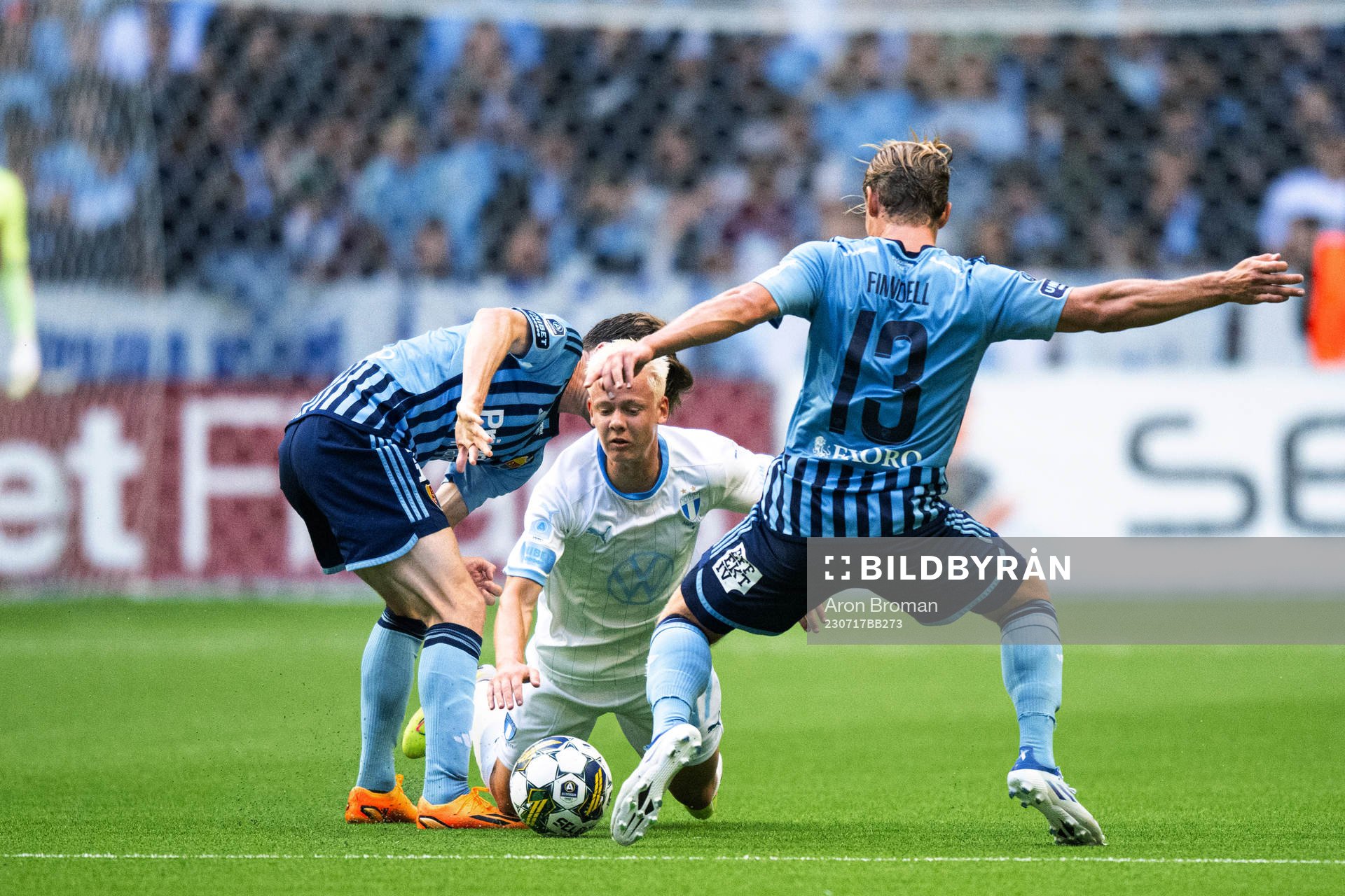 Djurgårdens Oliver Berg, Malmö FFs Otto Rosengren och