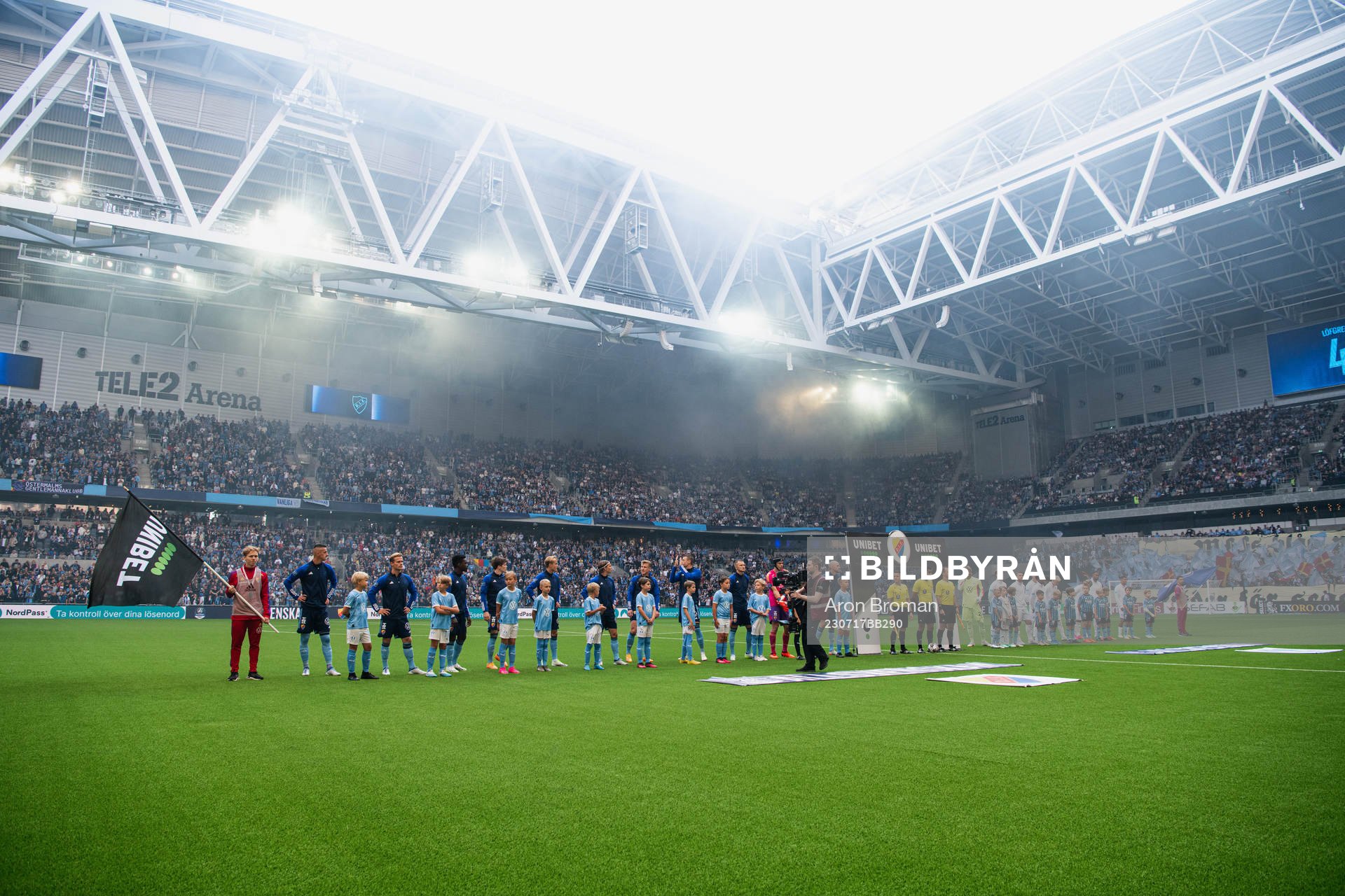 Djurgårdens och Malmö FFs lag i lineup