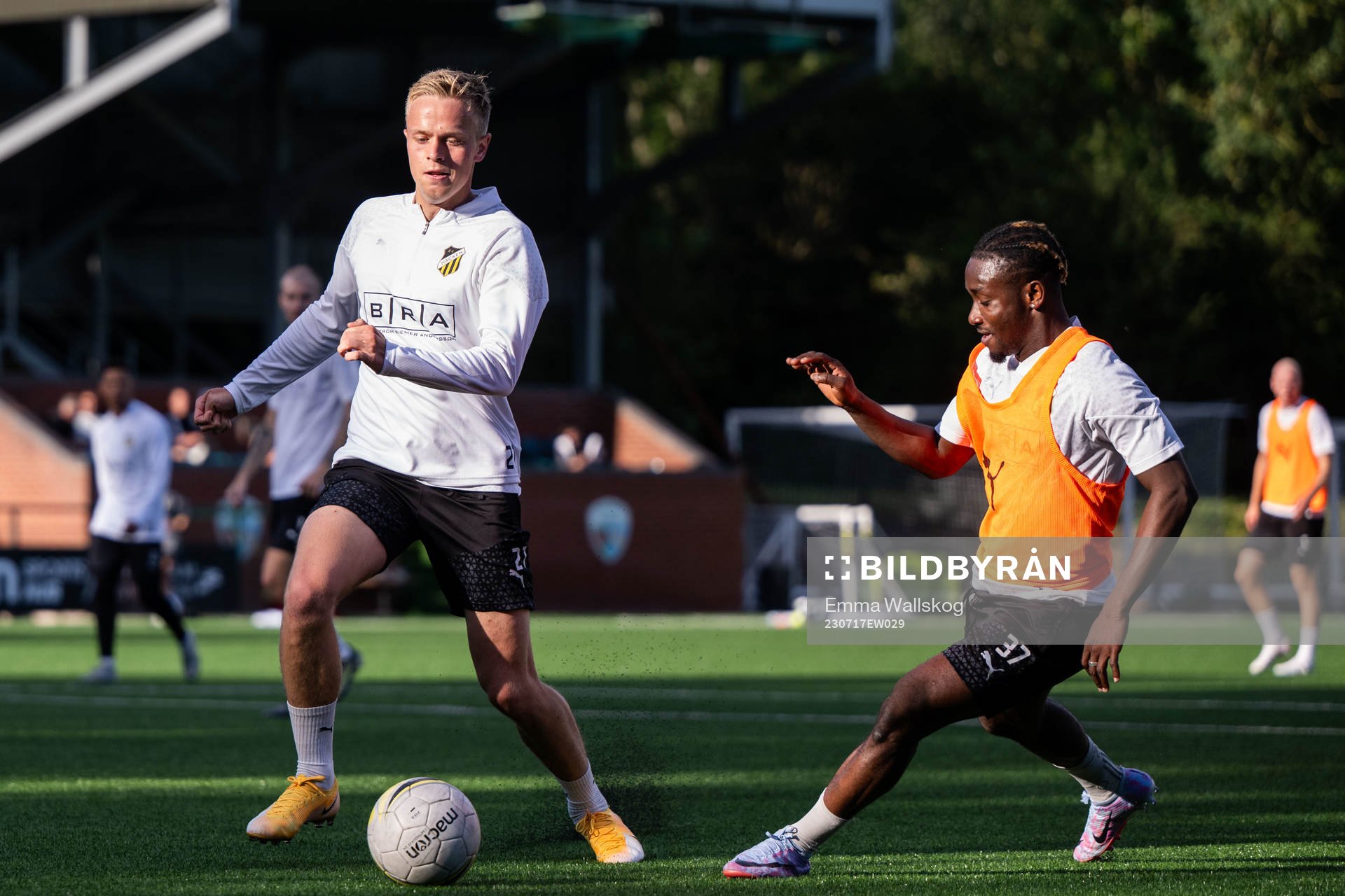 Tomas Olai Totland and Ibrahim Sadiq