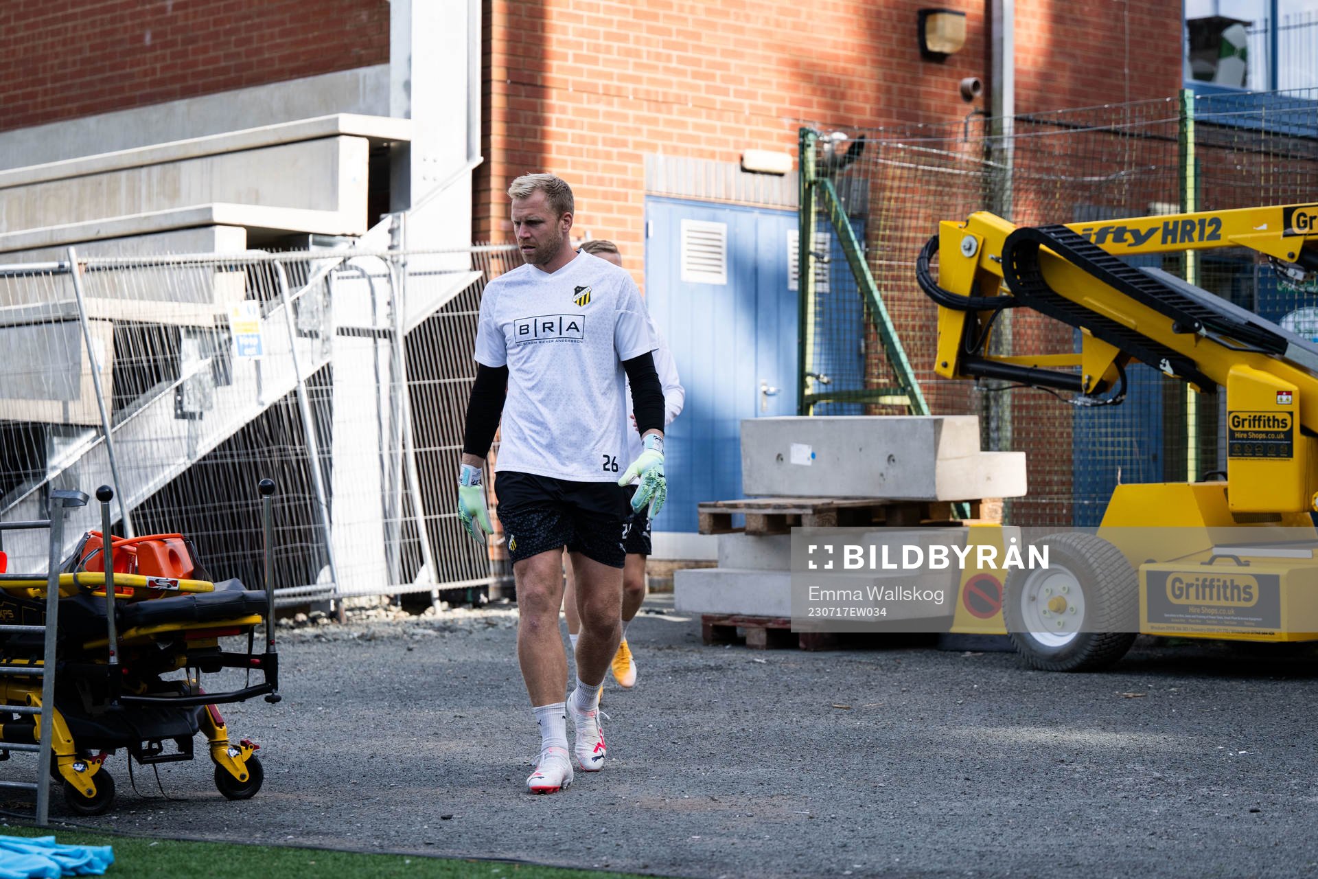 Goalkeeper Peter Abrahamsson
