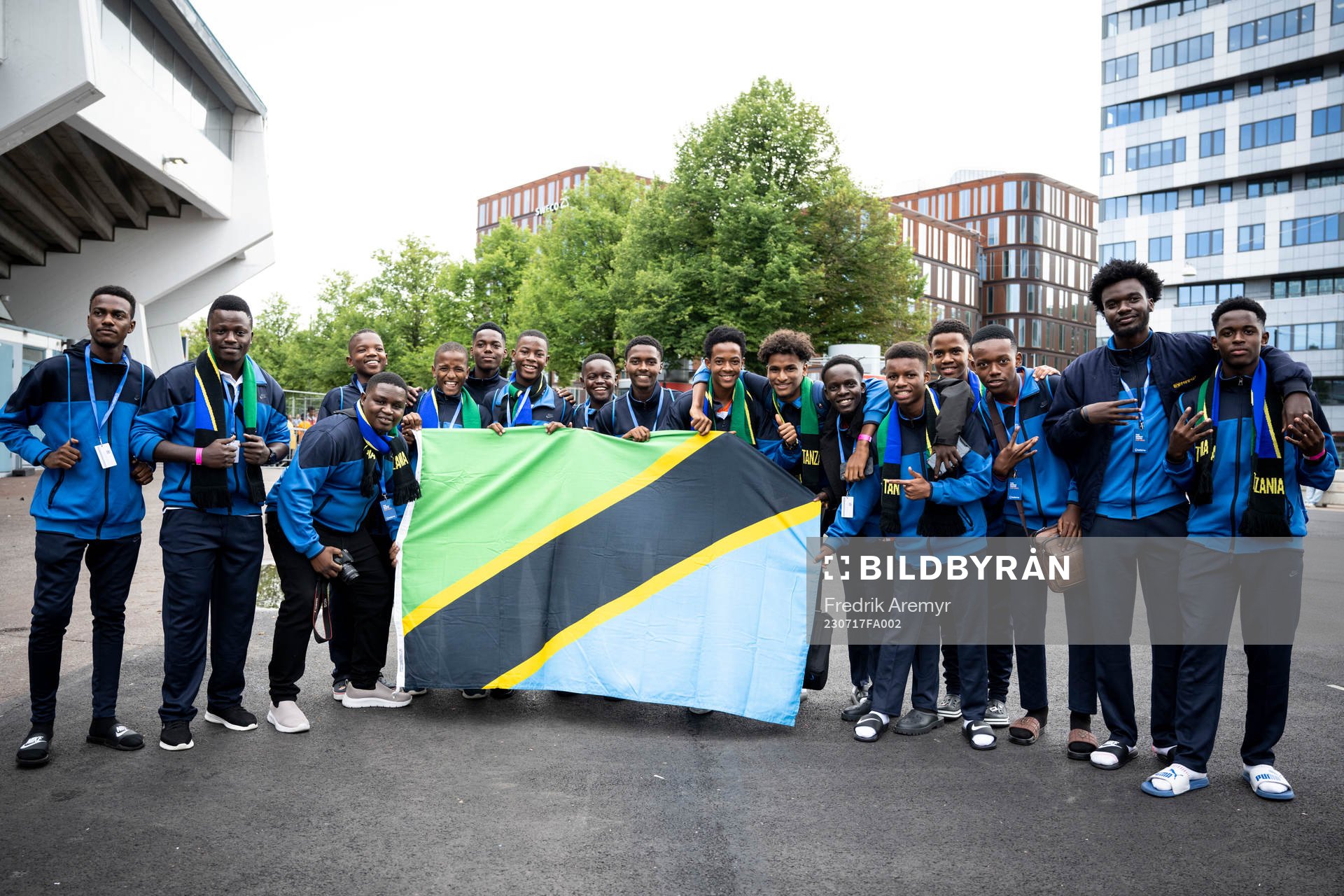Ett lag från Tanzania