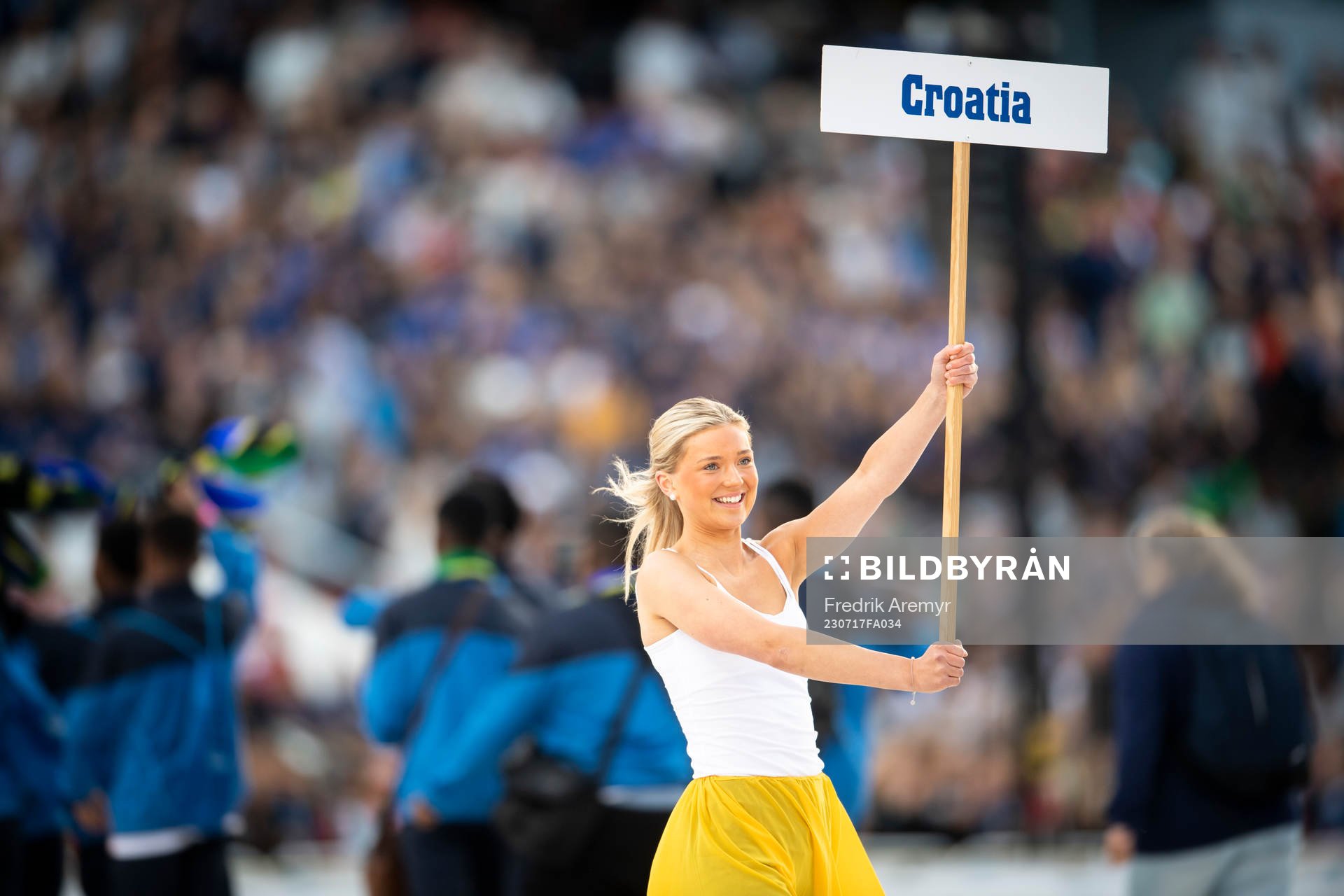 en skyltbärare