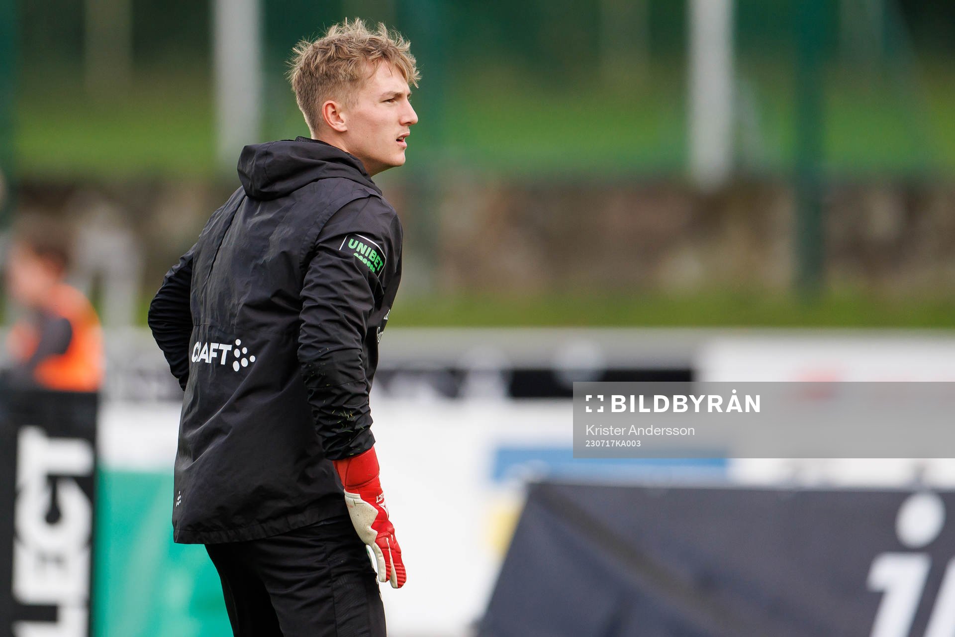 Varbergs målvakt Viktor Dryselius