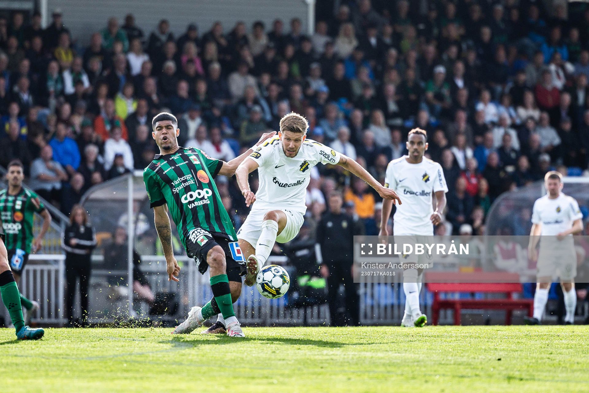 Varbergs Luke Le Roux och AIKs Anton Salétros