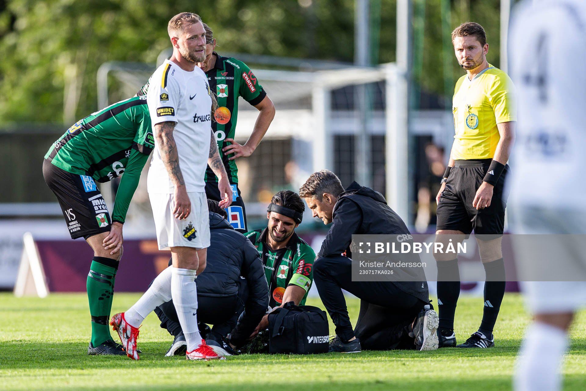 Varbergs Oliver Stanisic har ont