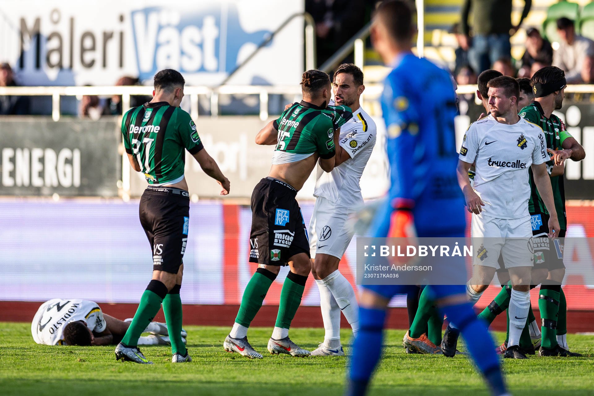 Varbergs Maxime Anne Marie Sainte och AIKs Sotirios