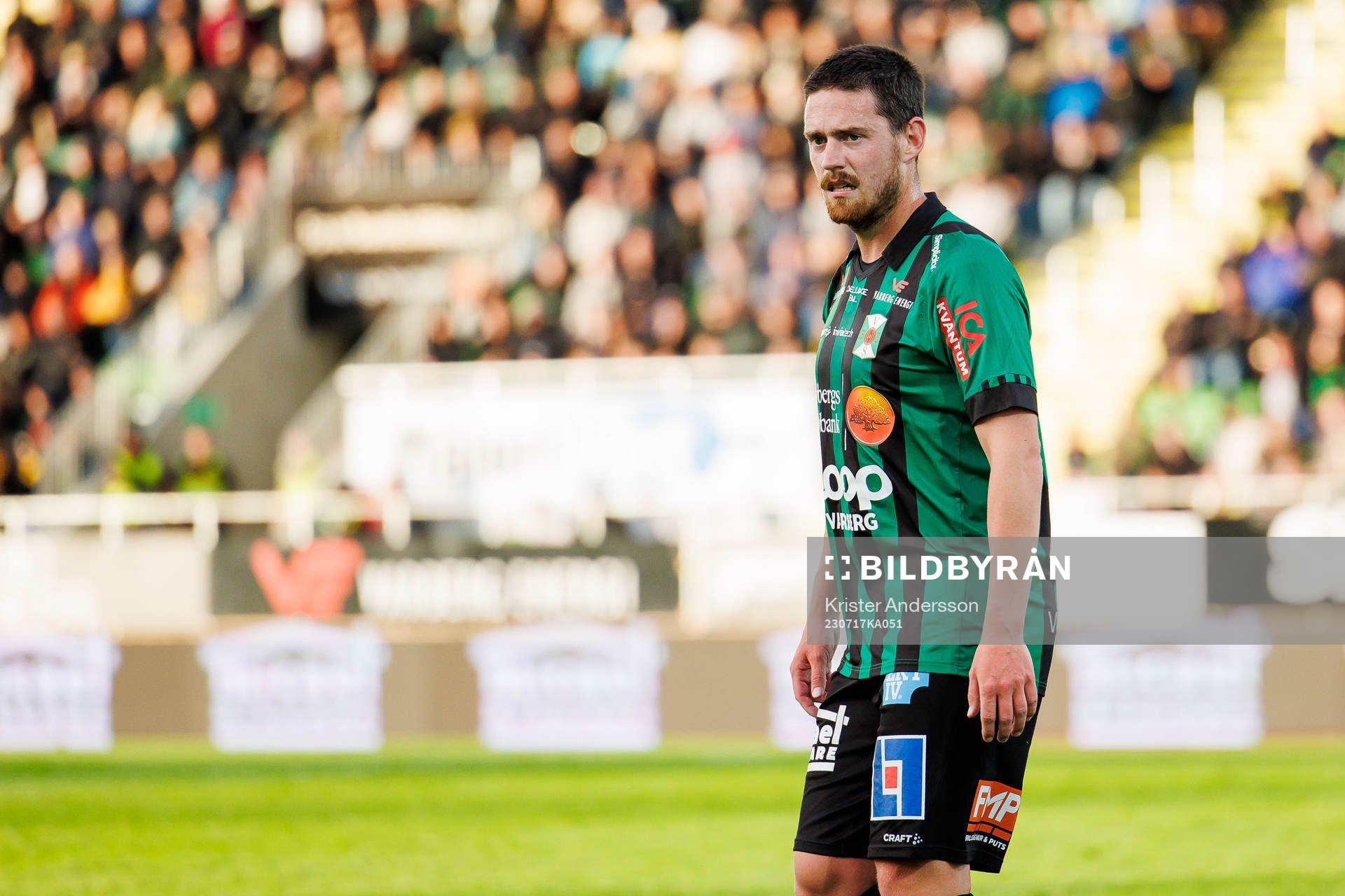 Varbergs Robin Tranberg deppar