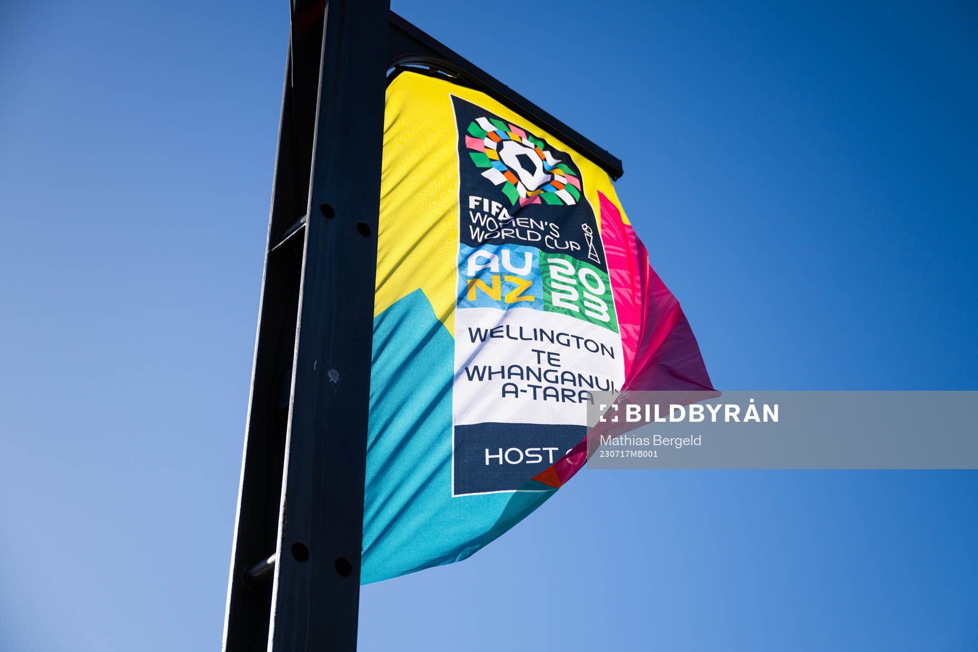 A banner for the FIFA Women's World Cup