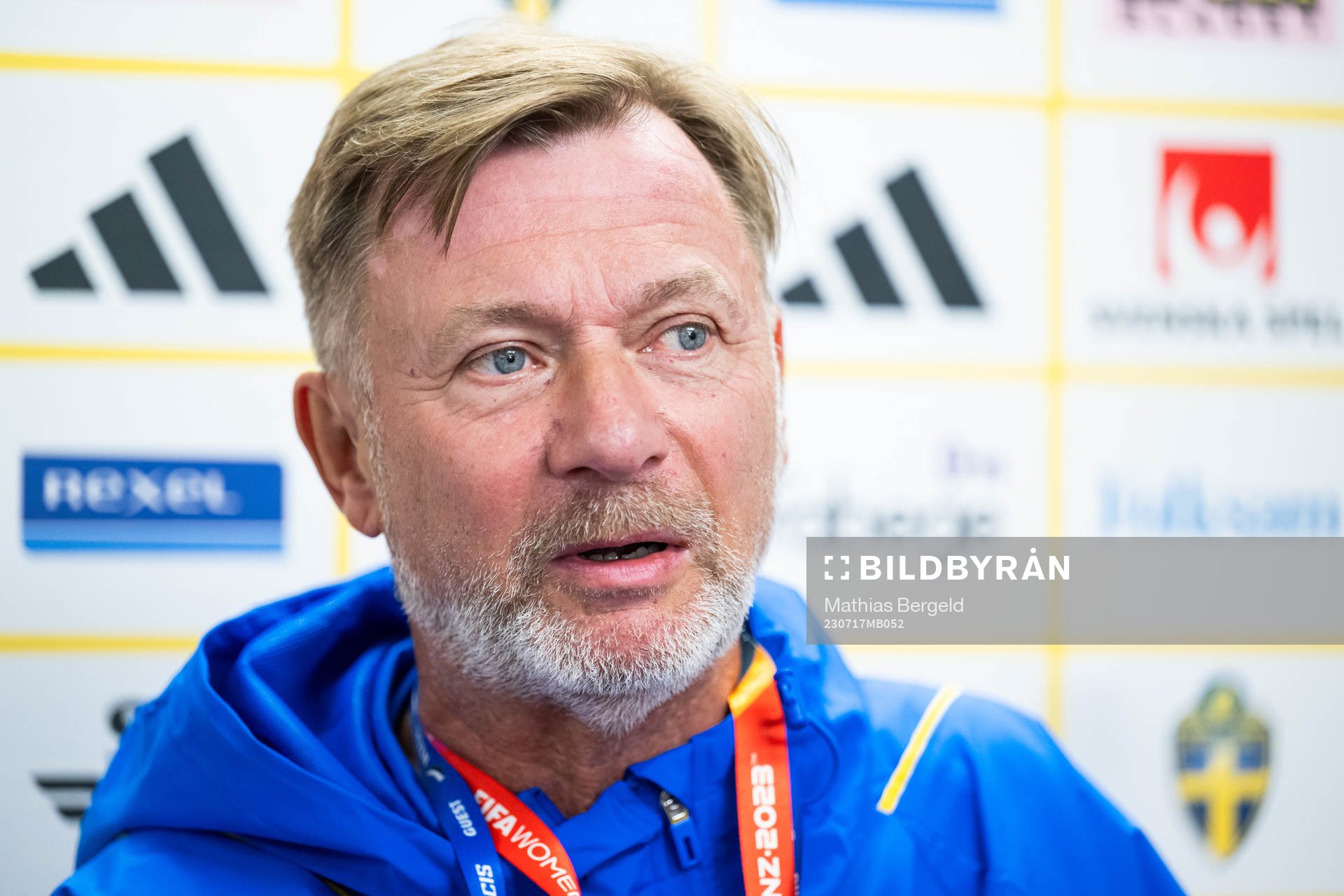Head coach Peter Gerhardsson of the Swedish women's