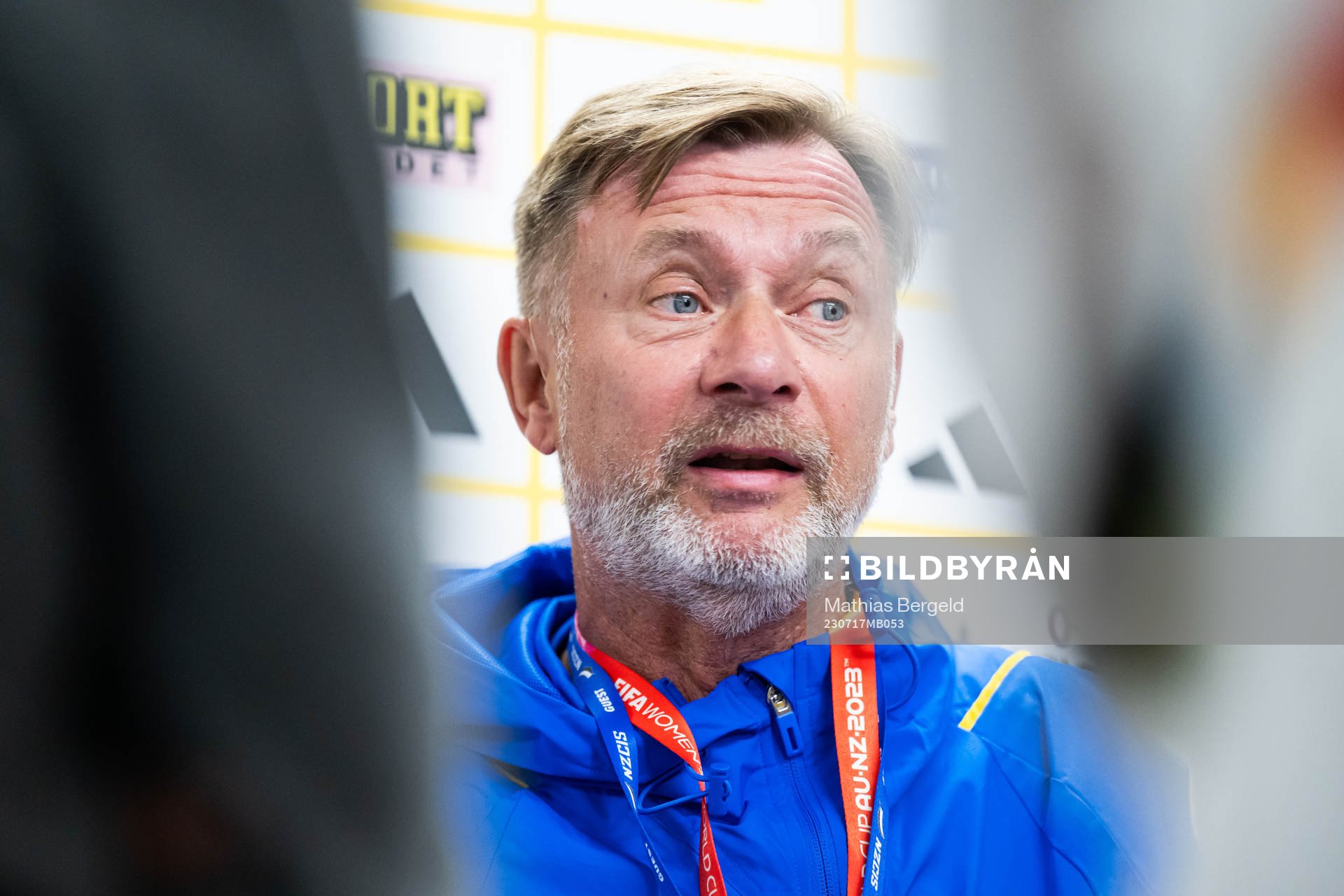Head coach Peter Gerhardsson of the Swedish women's