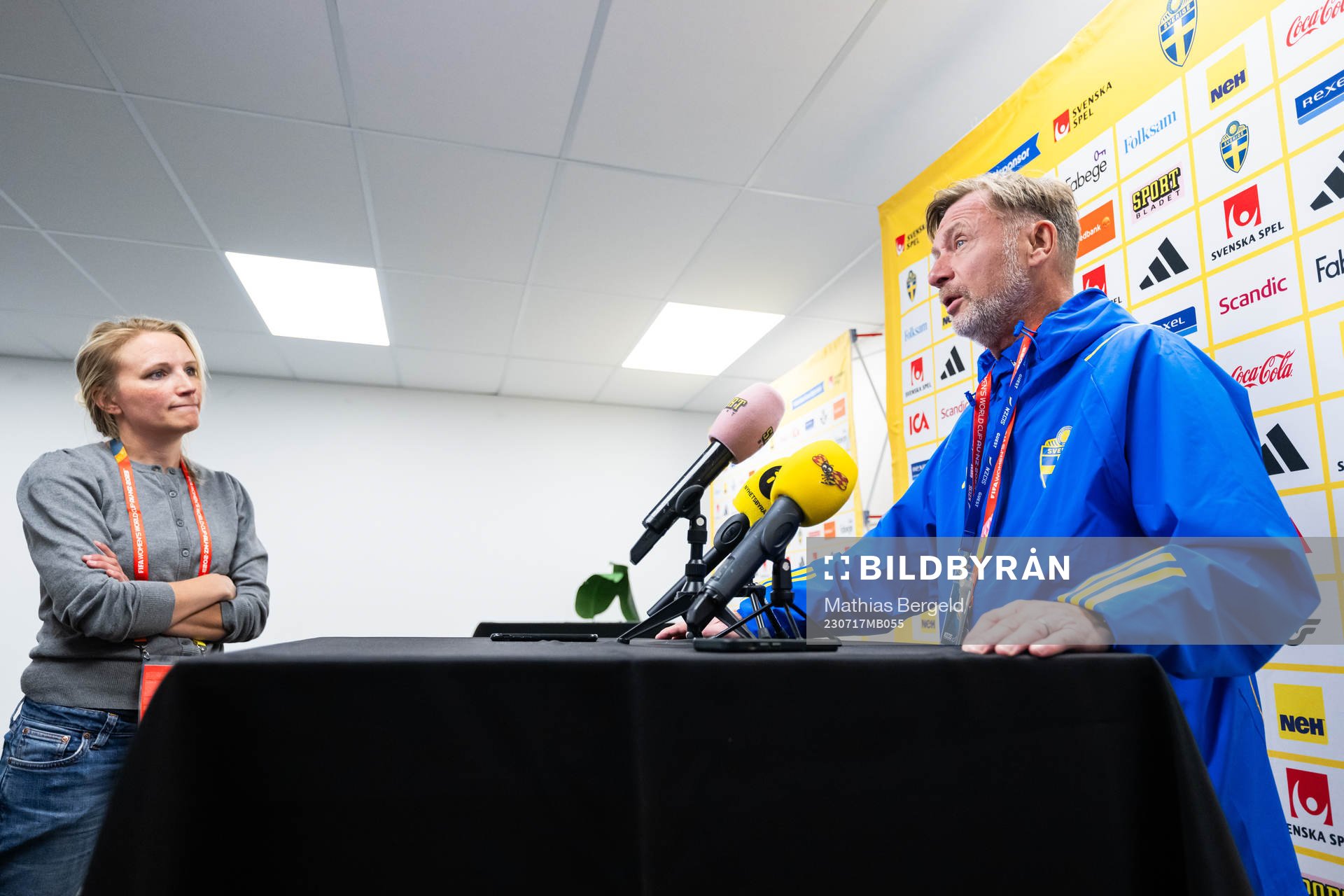 Head coach Peter Gerhardsson of the Swedish women's