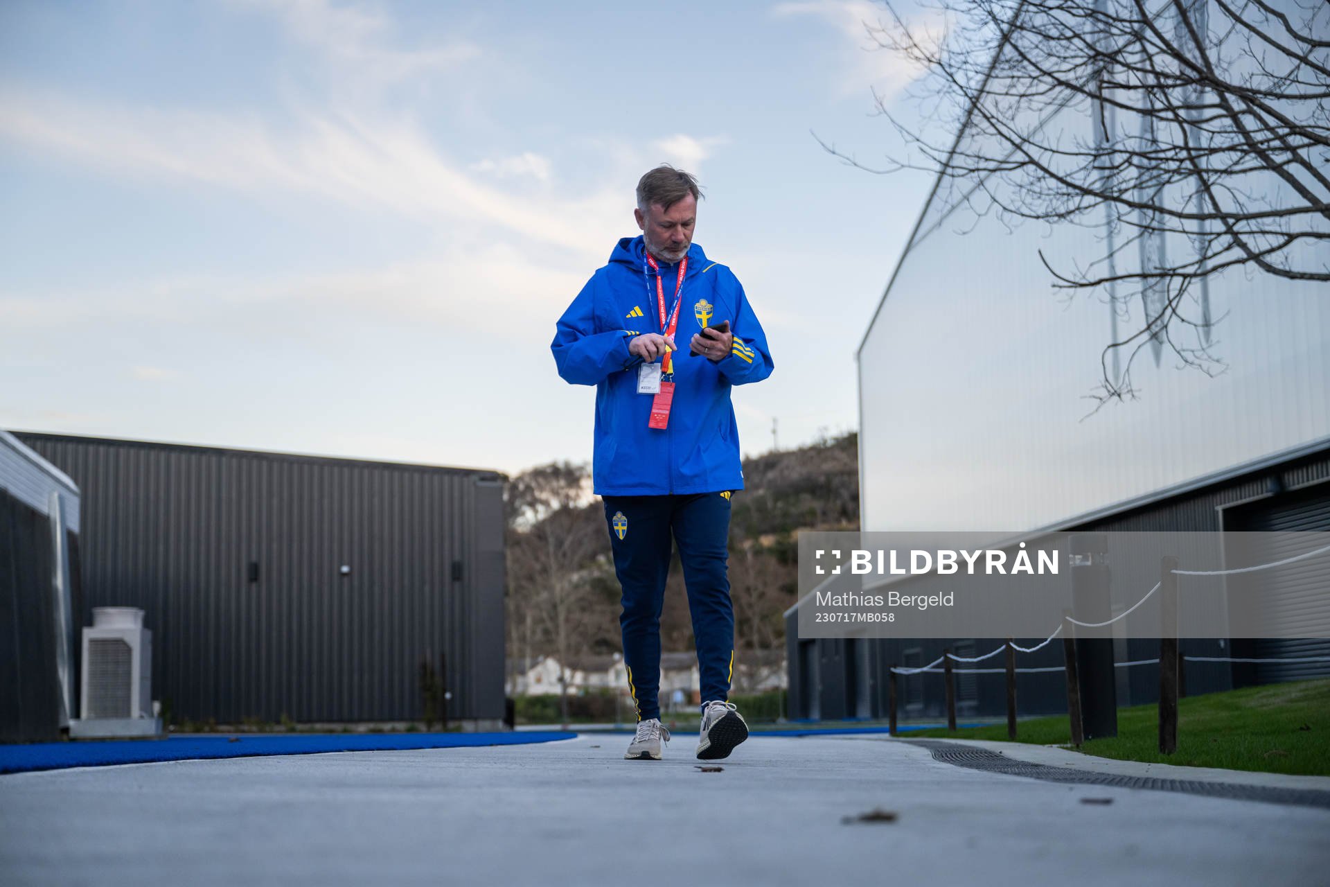 Head coach Peter Gerhardsson of the Swedish women's