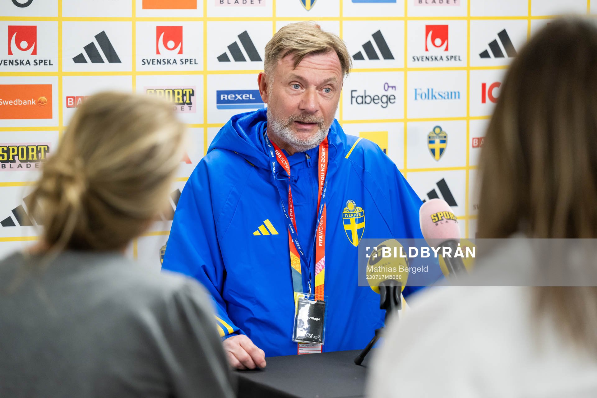 Head coach Peter Gerhardsson of the Swedish women's
