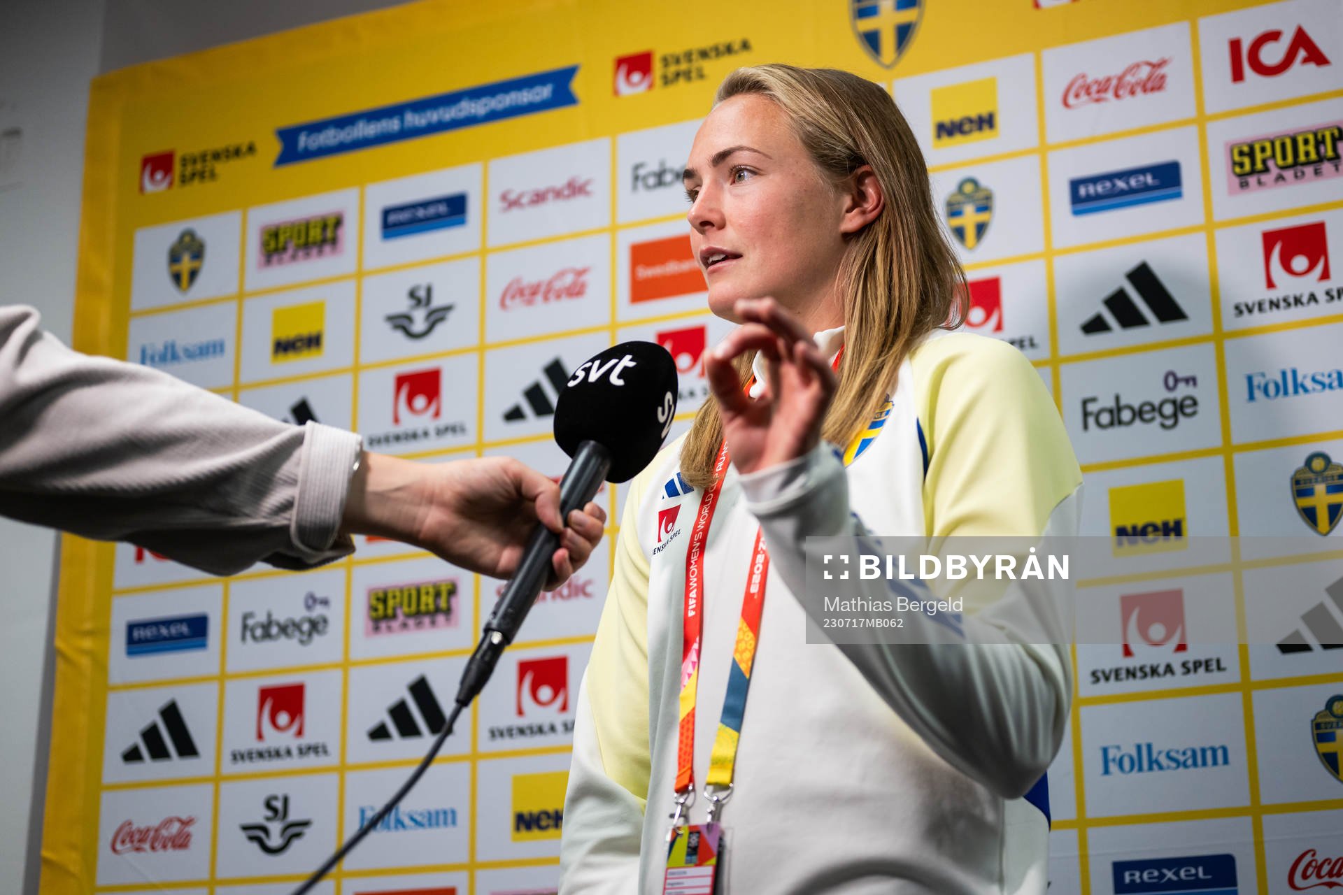 Magdalena Eriksson of the Swedish women's national football