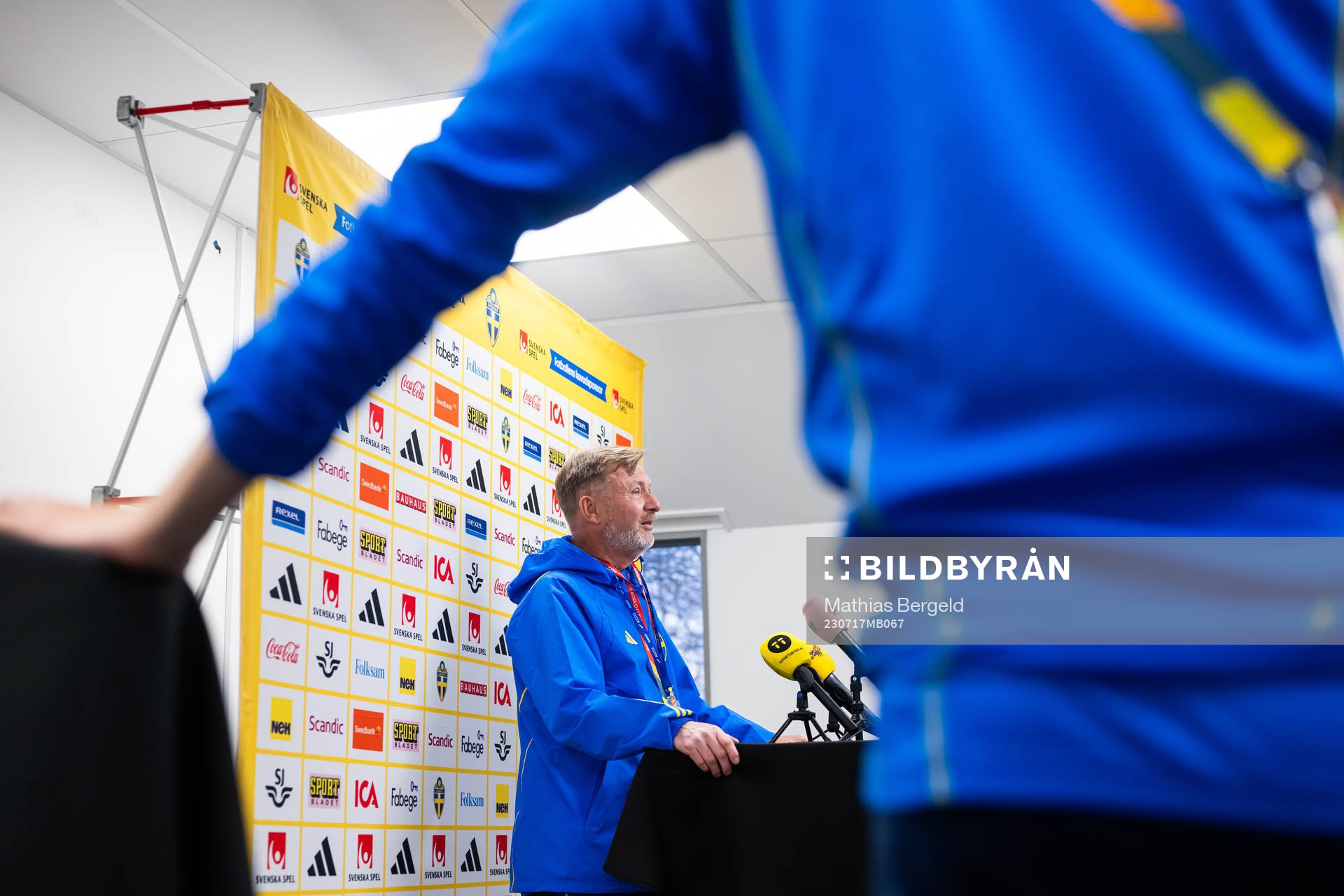 Head coach Peter Gerhardsson of the Swedish women's