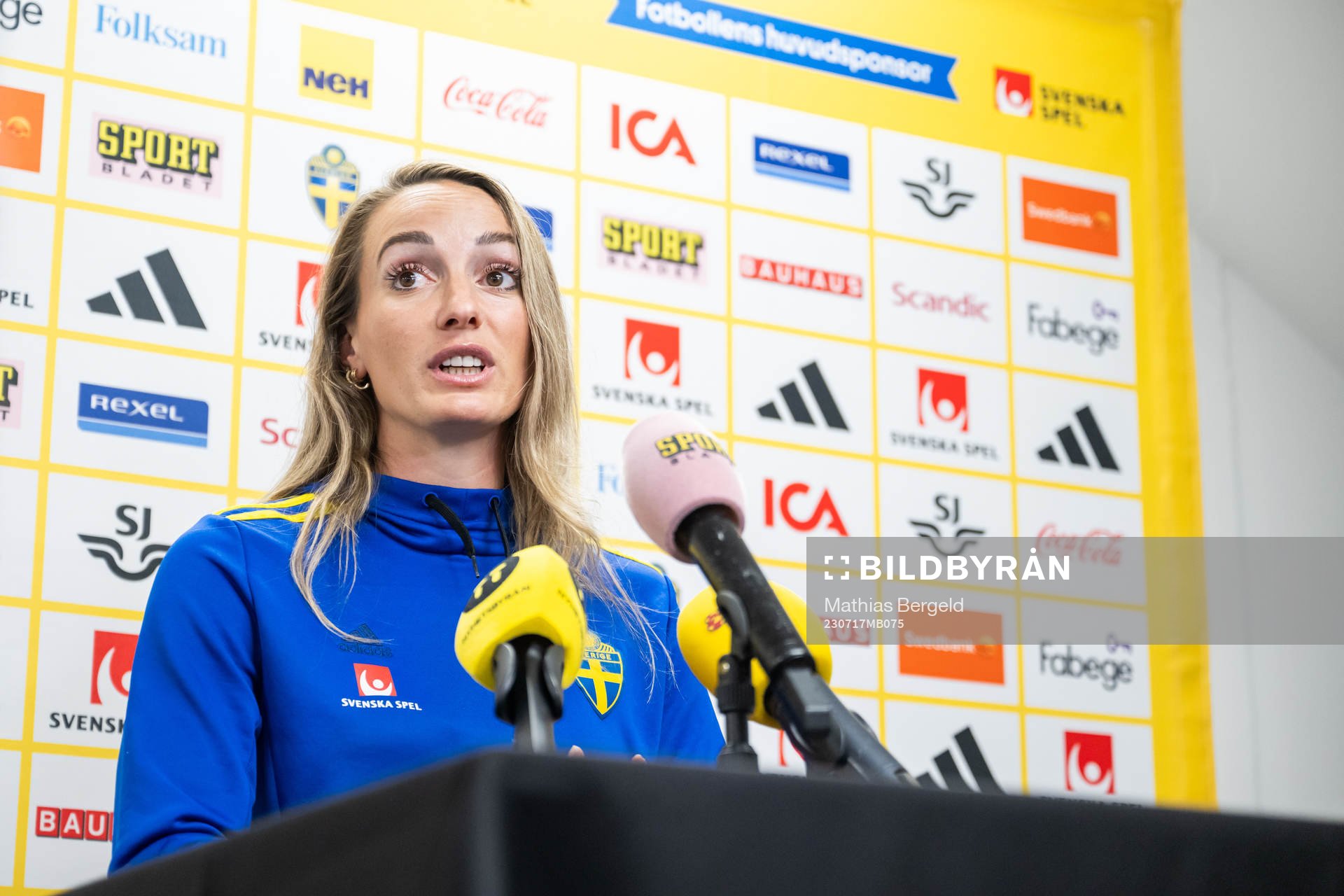 Kosovare Asllani of the Swedish women's national football