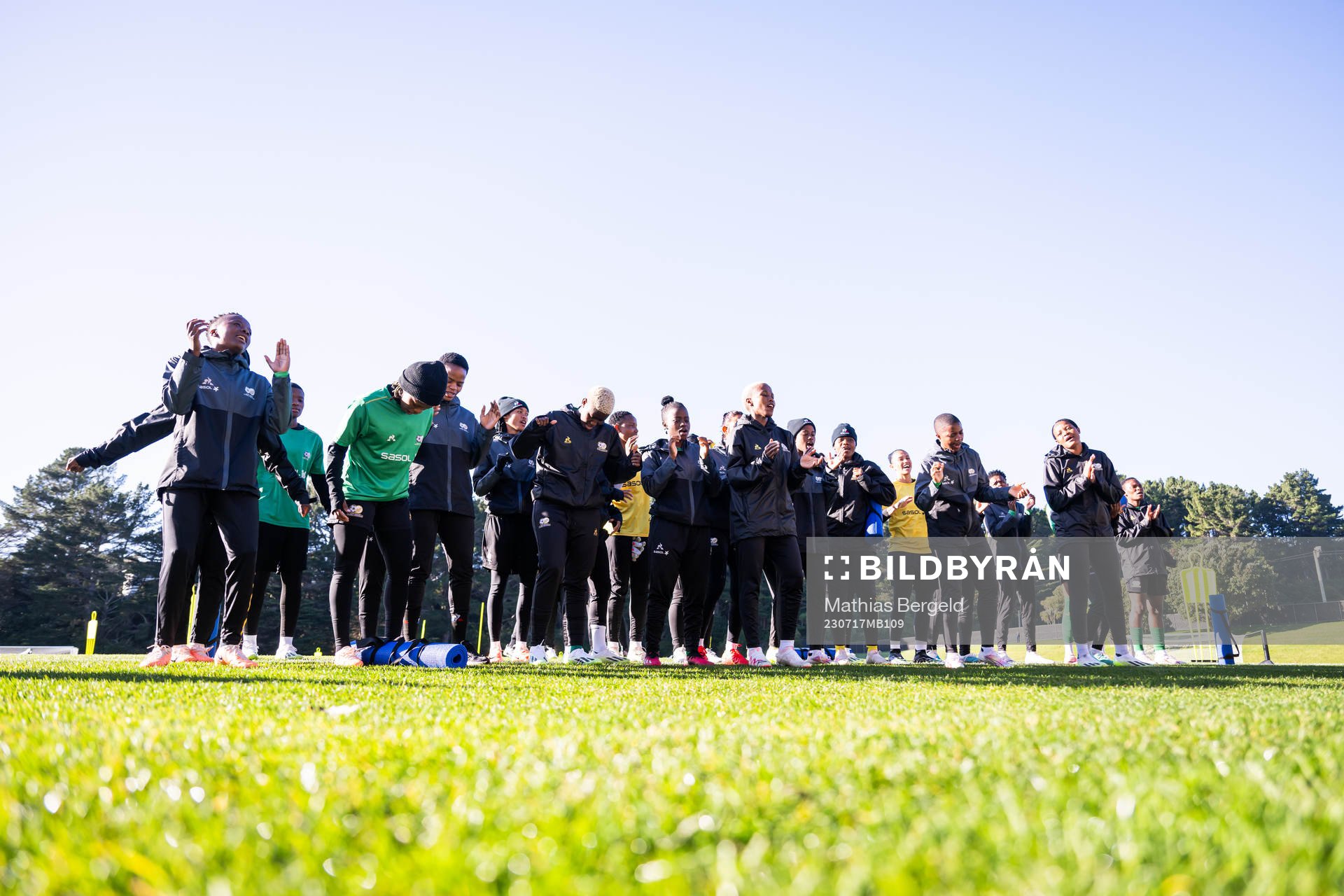 Players of the South African women's national football team