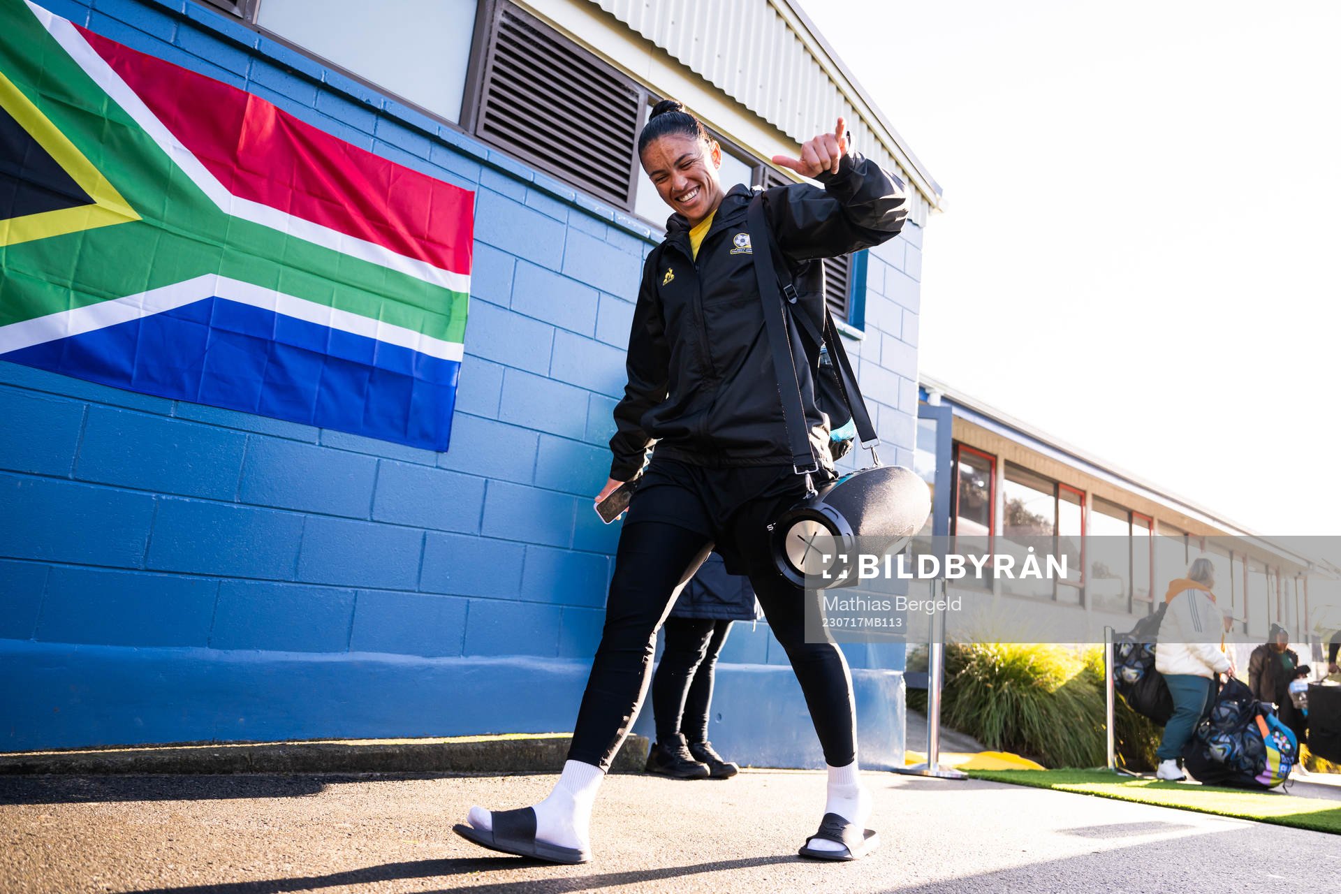 Goalkeeper Kaylin Swart of the South African women's