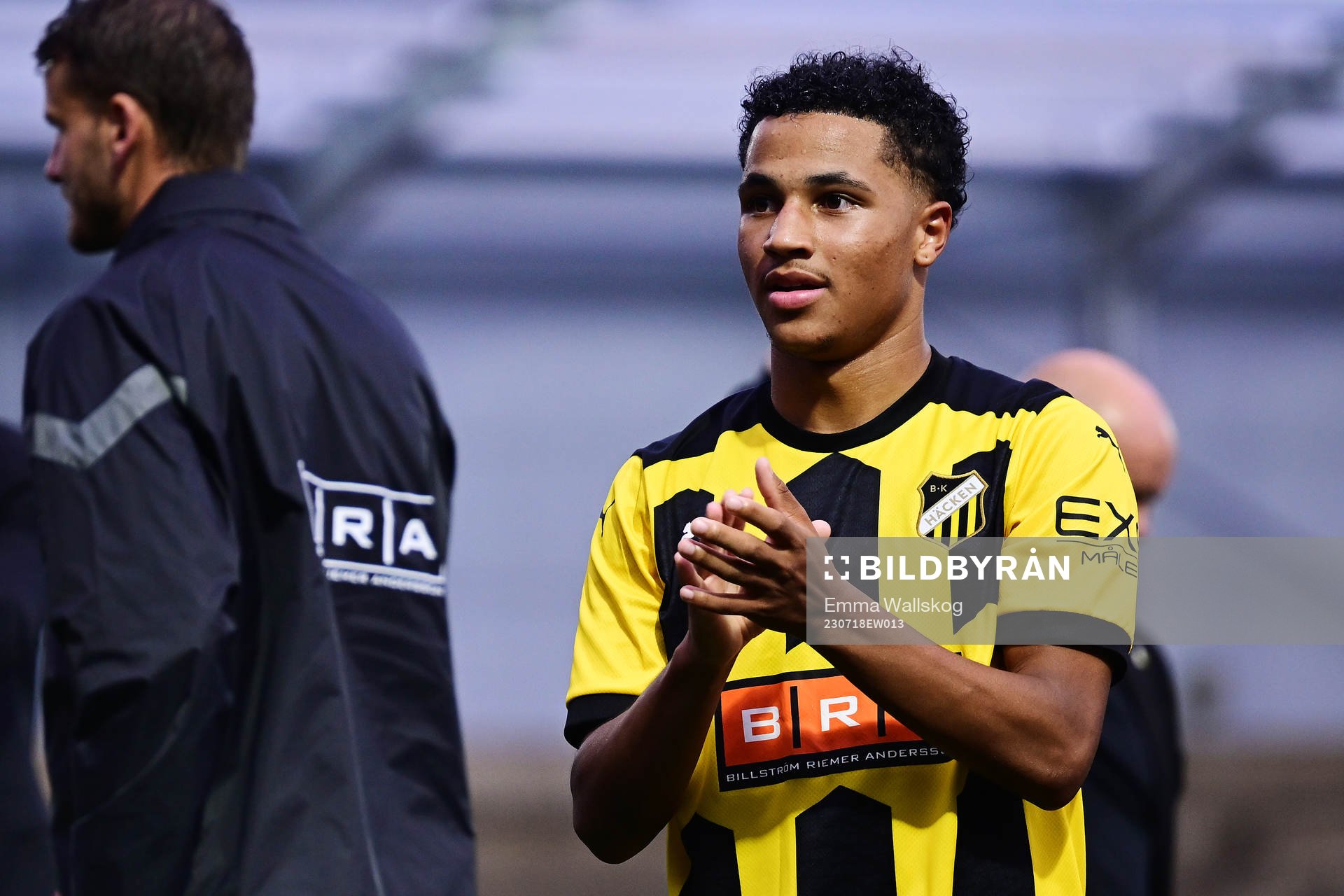 Momodou Lamin Sonko of BK Häcken celebrates