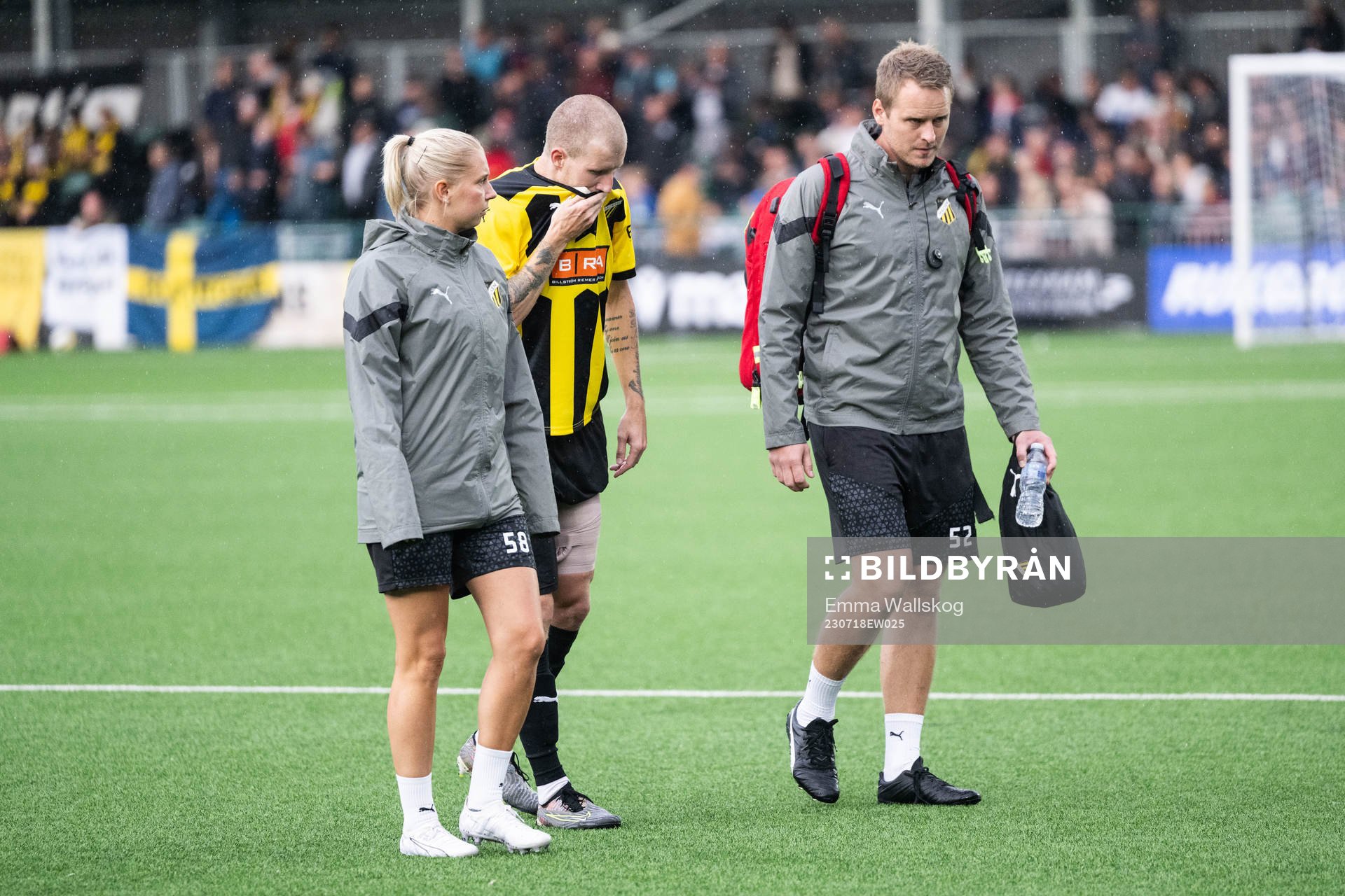 Simon Gustafson of BK Häcken looks dejected