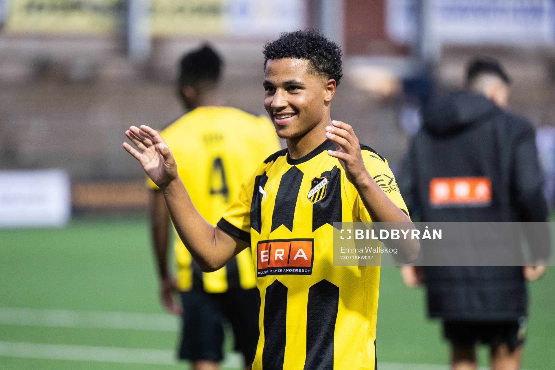 VMomodou Lamin Sonko of BK Häcken celebrates