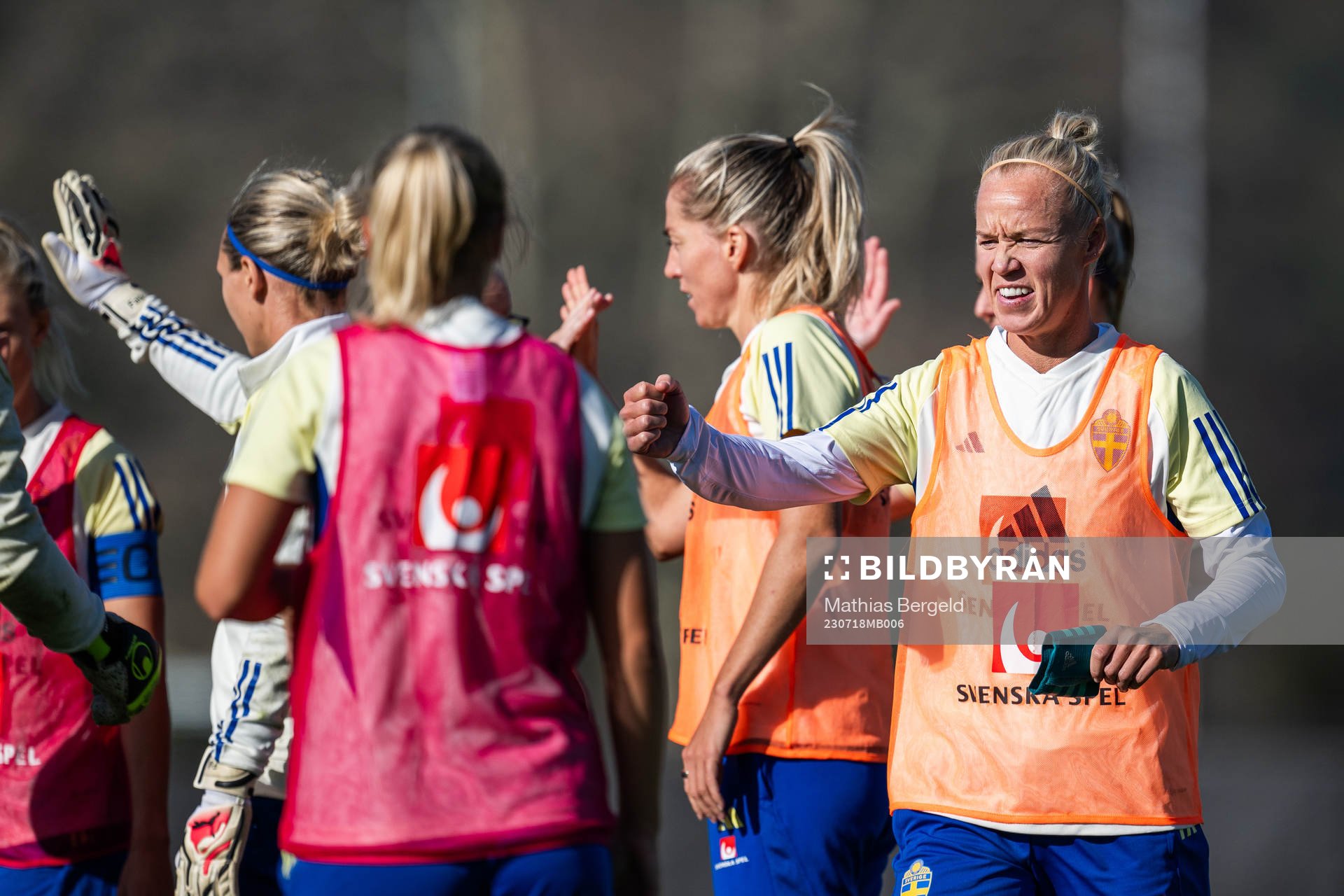 Caroline Seger of the Swedish women's national football