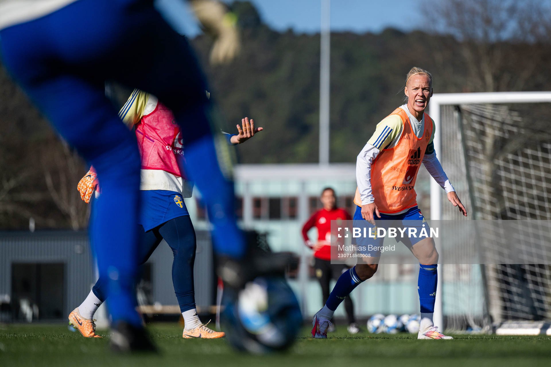 Caroline Seger of the Swedish women's national football