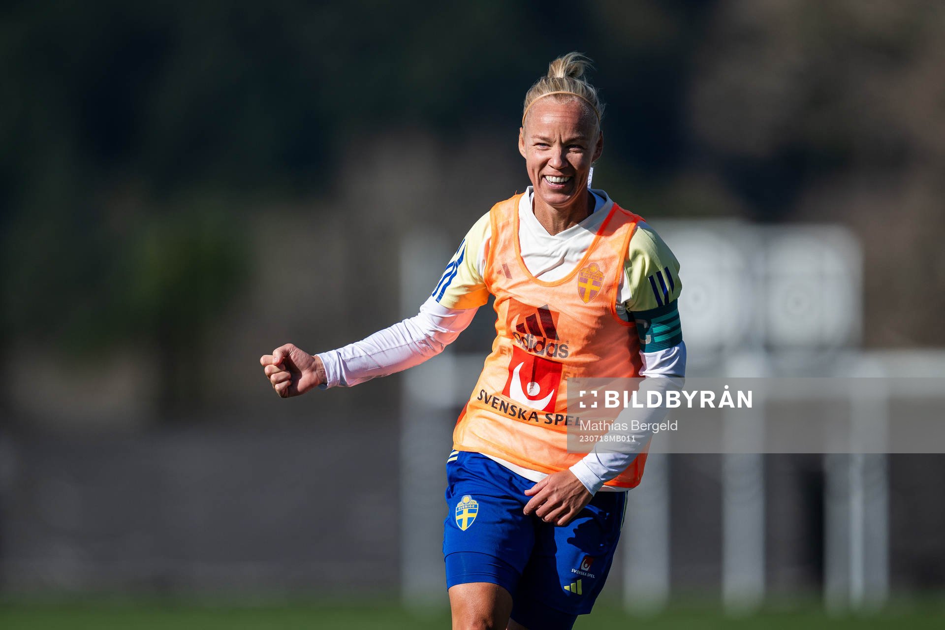 Caroline Seger of the Swedish women's national football