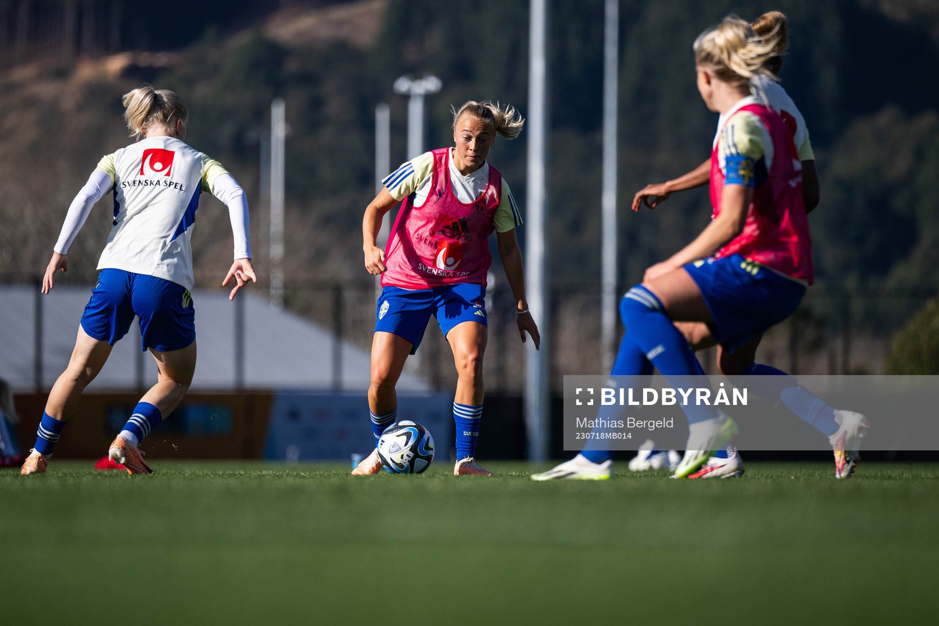 Hanna Bennison of the Swedish women's national football