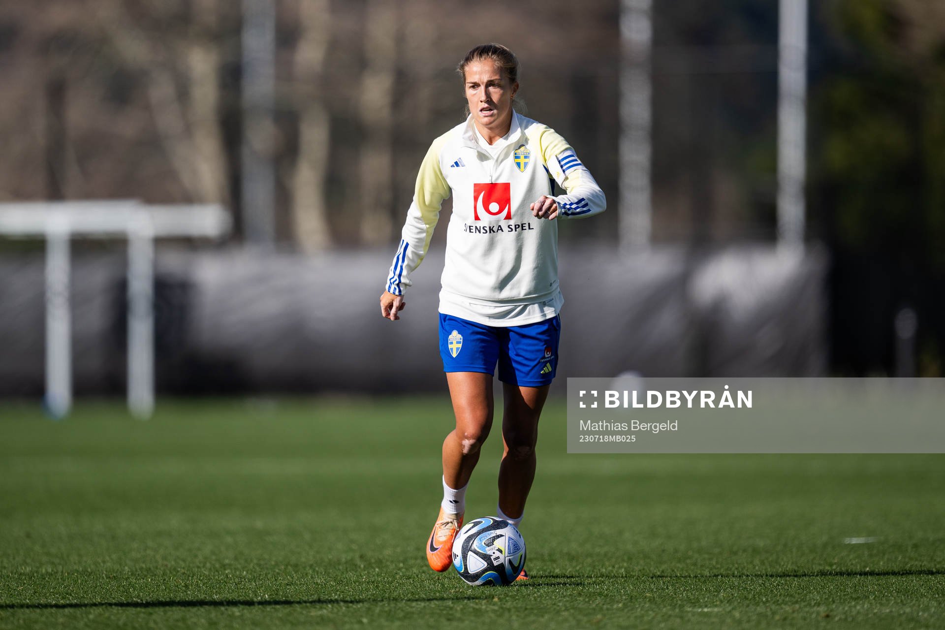 Filippa Angeldahl of the Swedish women's national football