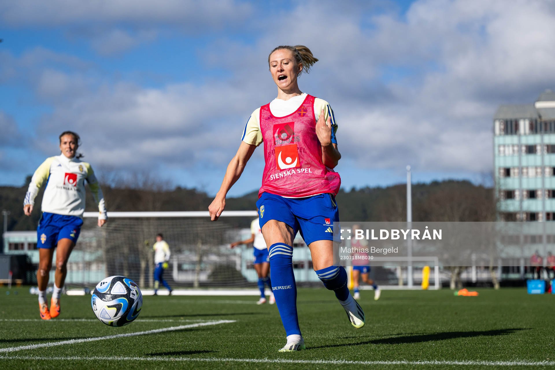 Rebecka Blomqvist of the Swedish women's national football