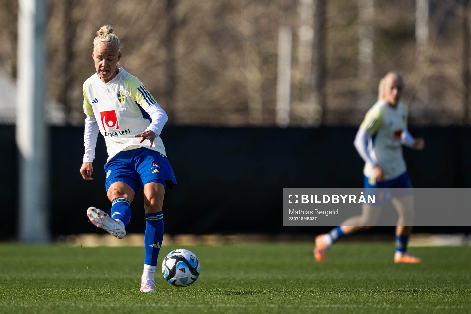 Caroline Seger of the Swedish women's national football
