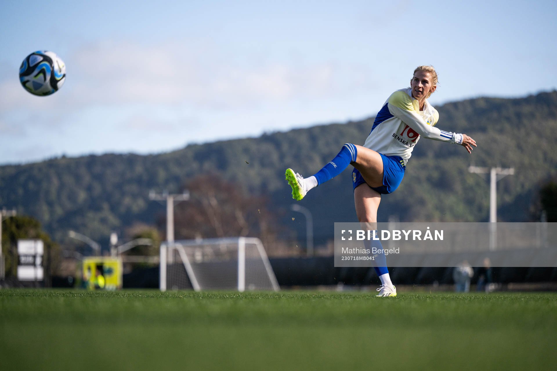 Sofia Jakobsson of the Swedish women's national football